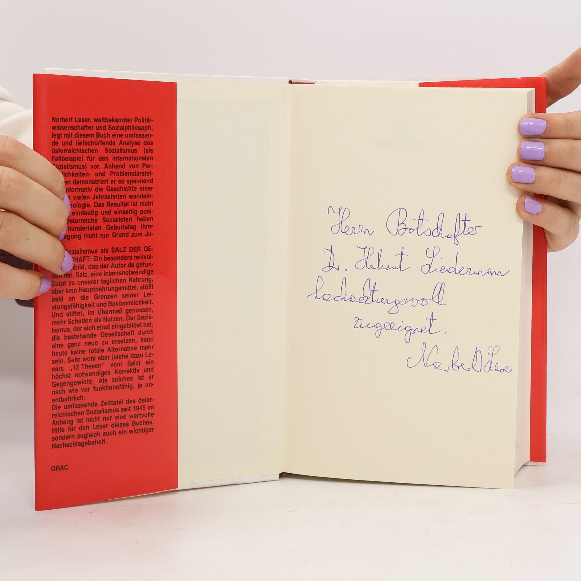 Norbert Leser Salz der Gesellschaft