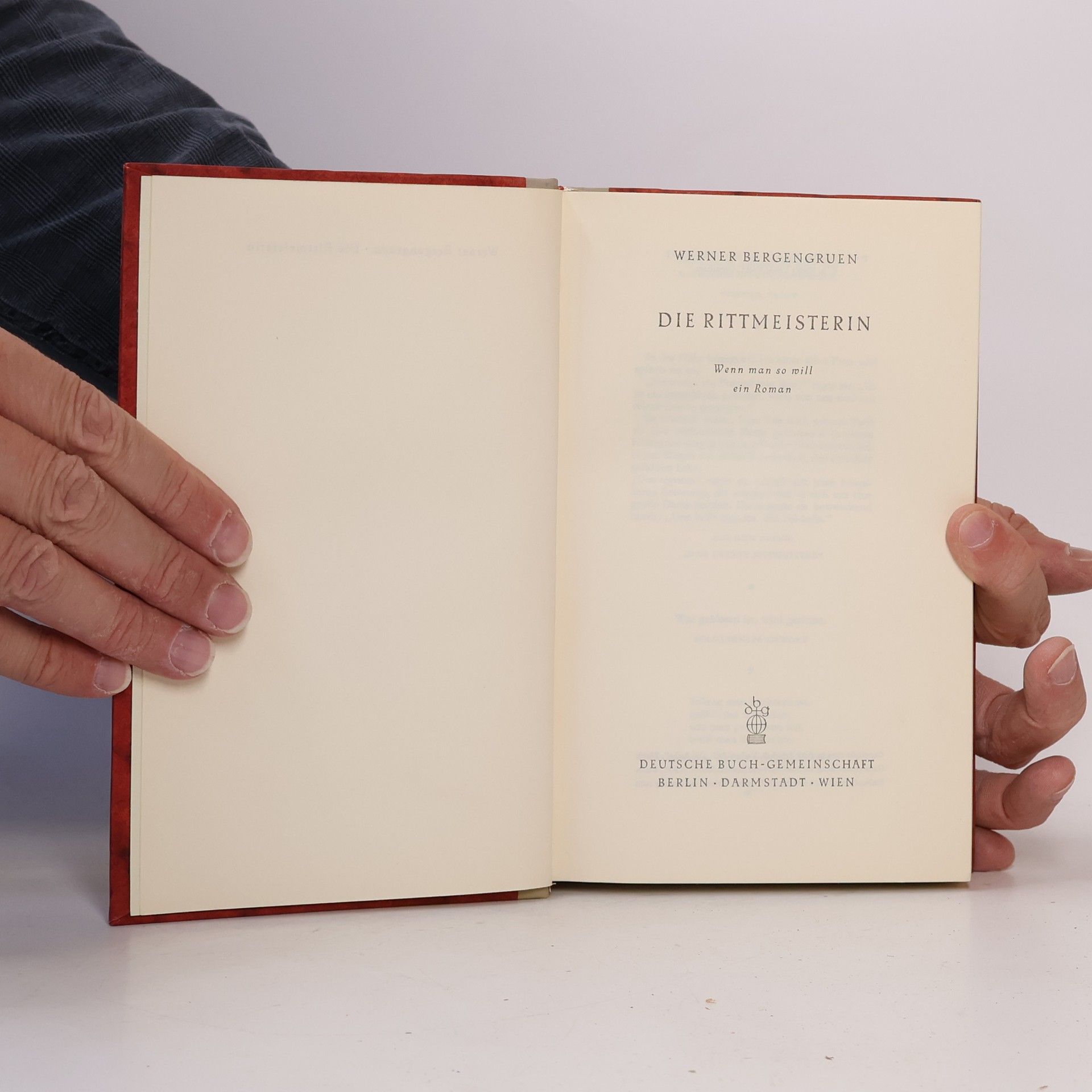 Werner Bergengruen Die Rittmeisterin