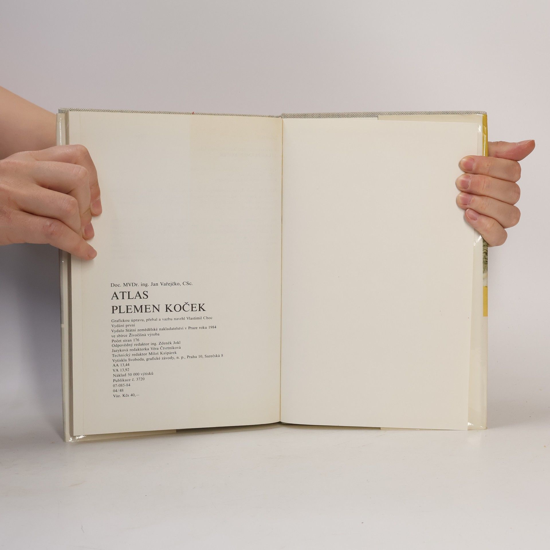Jan Vařejčko Atlas plemen koček