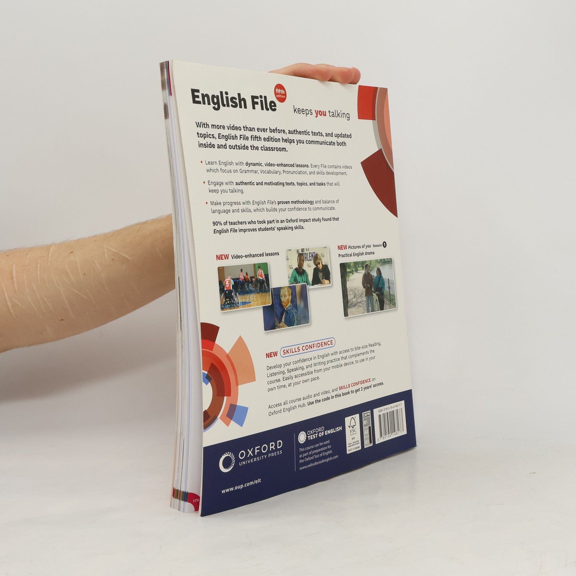 Paul Seligson English file : fifth edition. Elementary. Student book with access to skills confidence