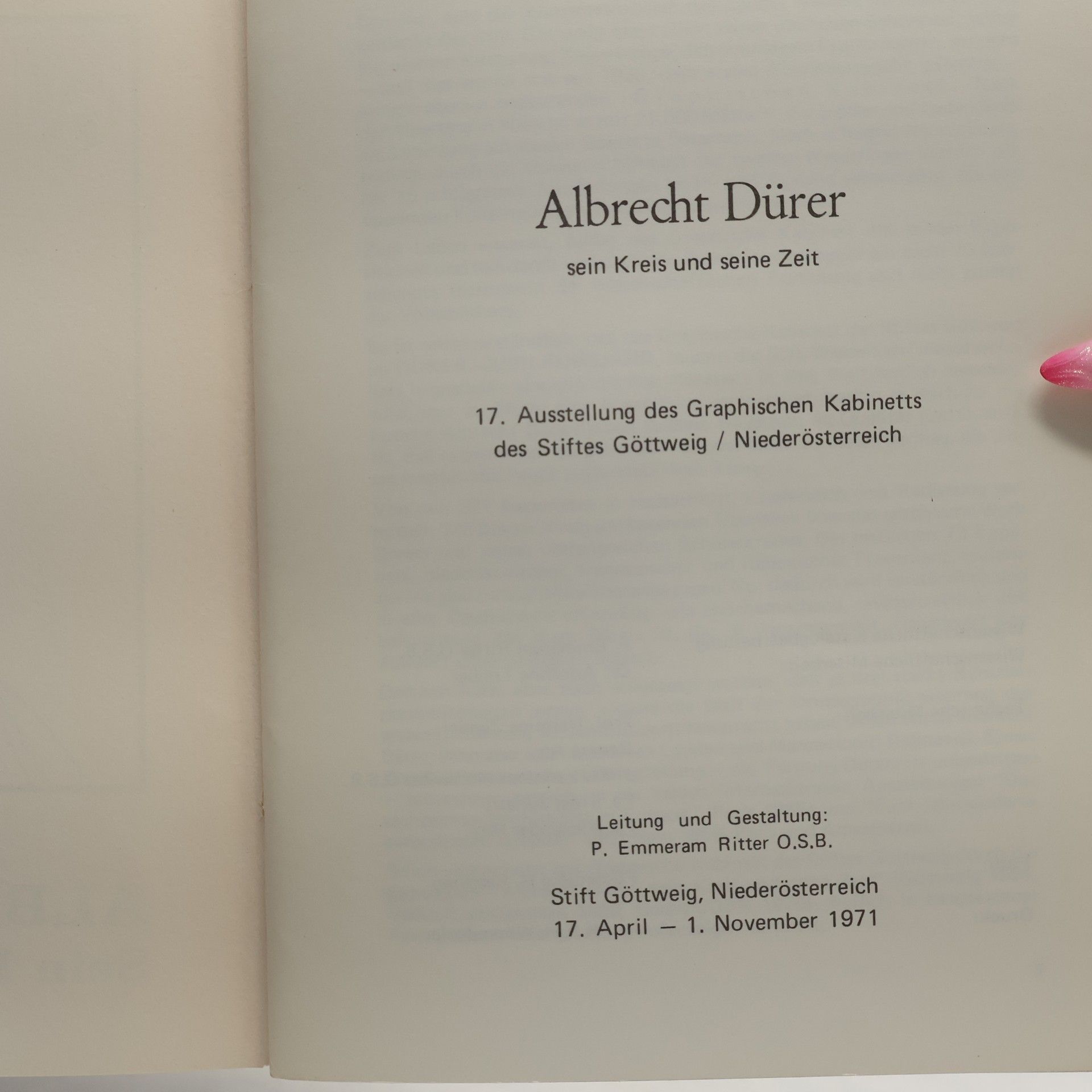 Albrecht Dürer Sein Kreis und seine Zeit