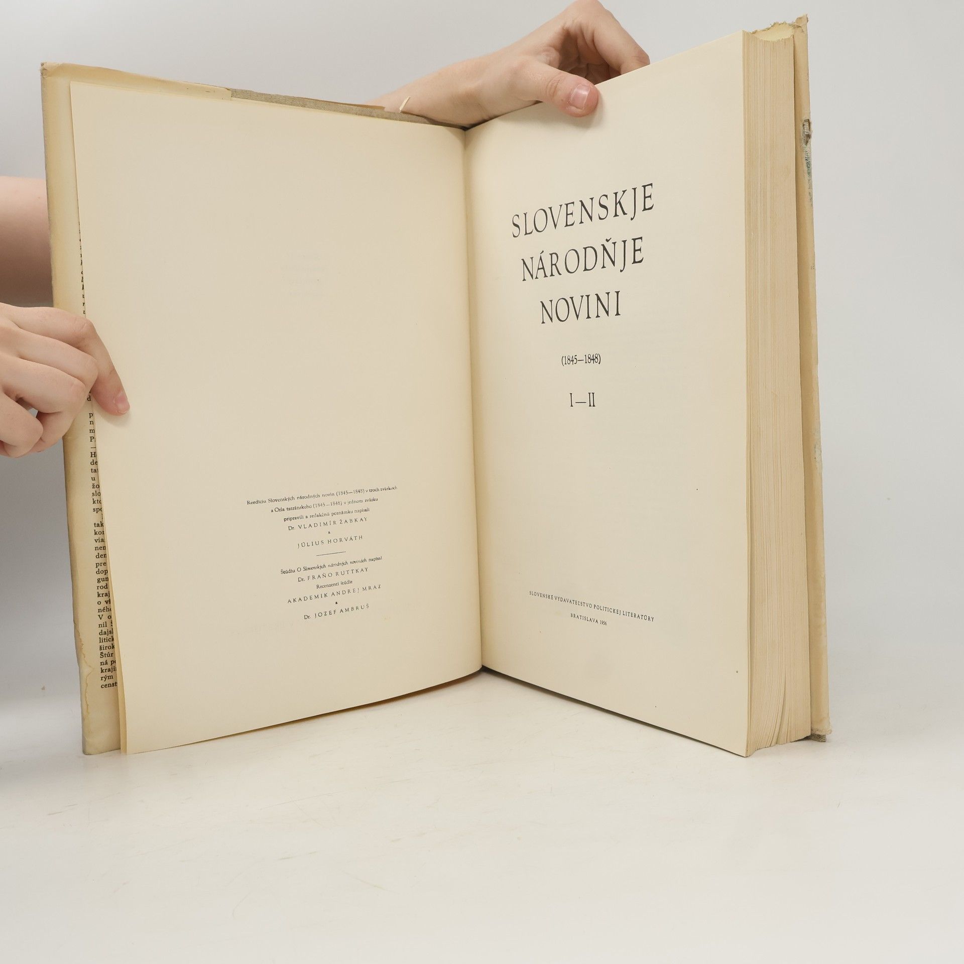 Autores varios Slovenskje národňje novini I.-II. (1845-1848)