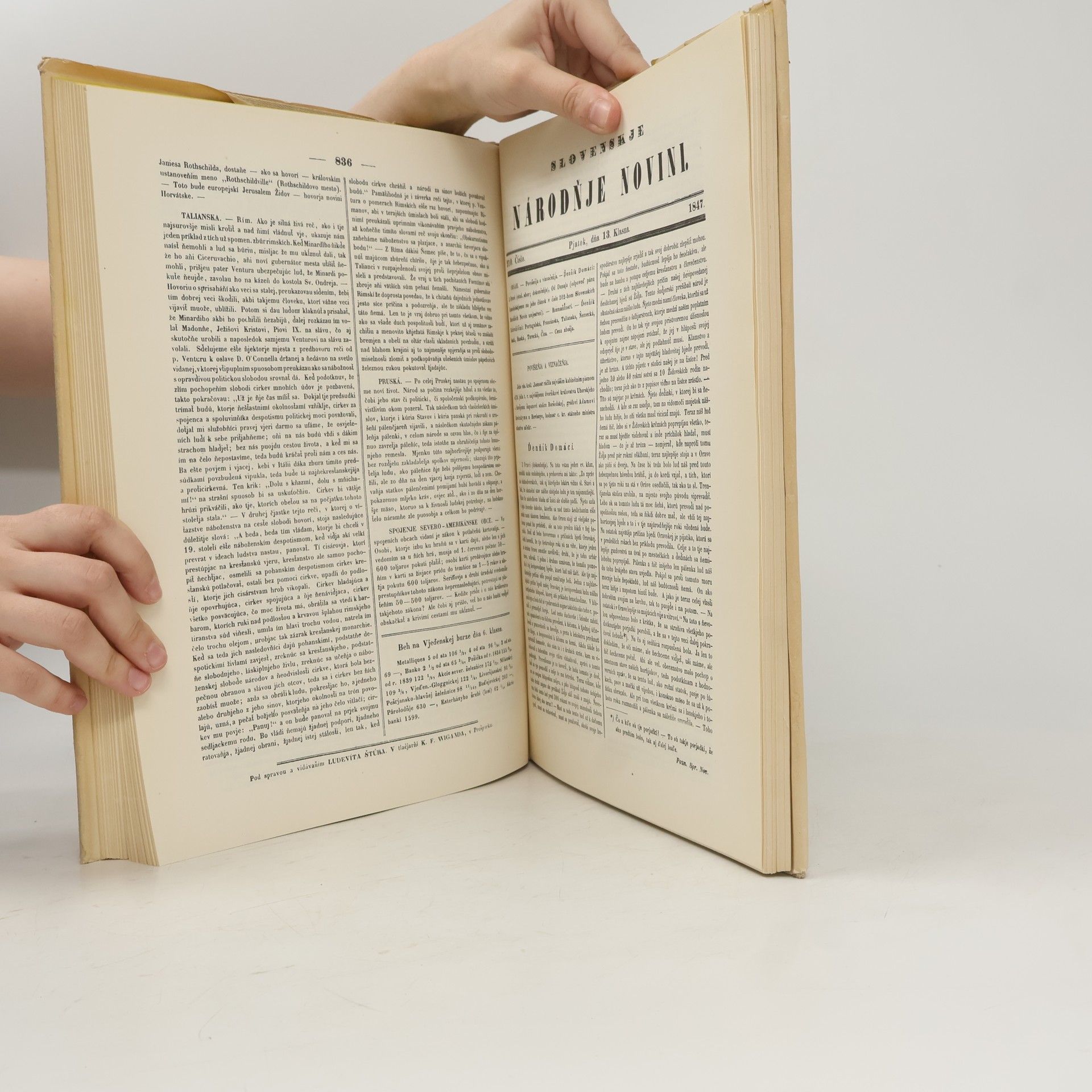 Autores varios Slovenskje národňje novini III.