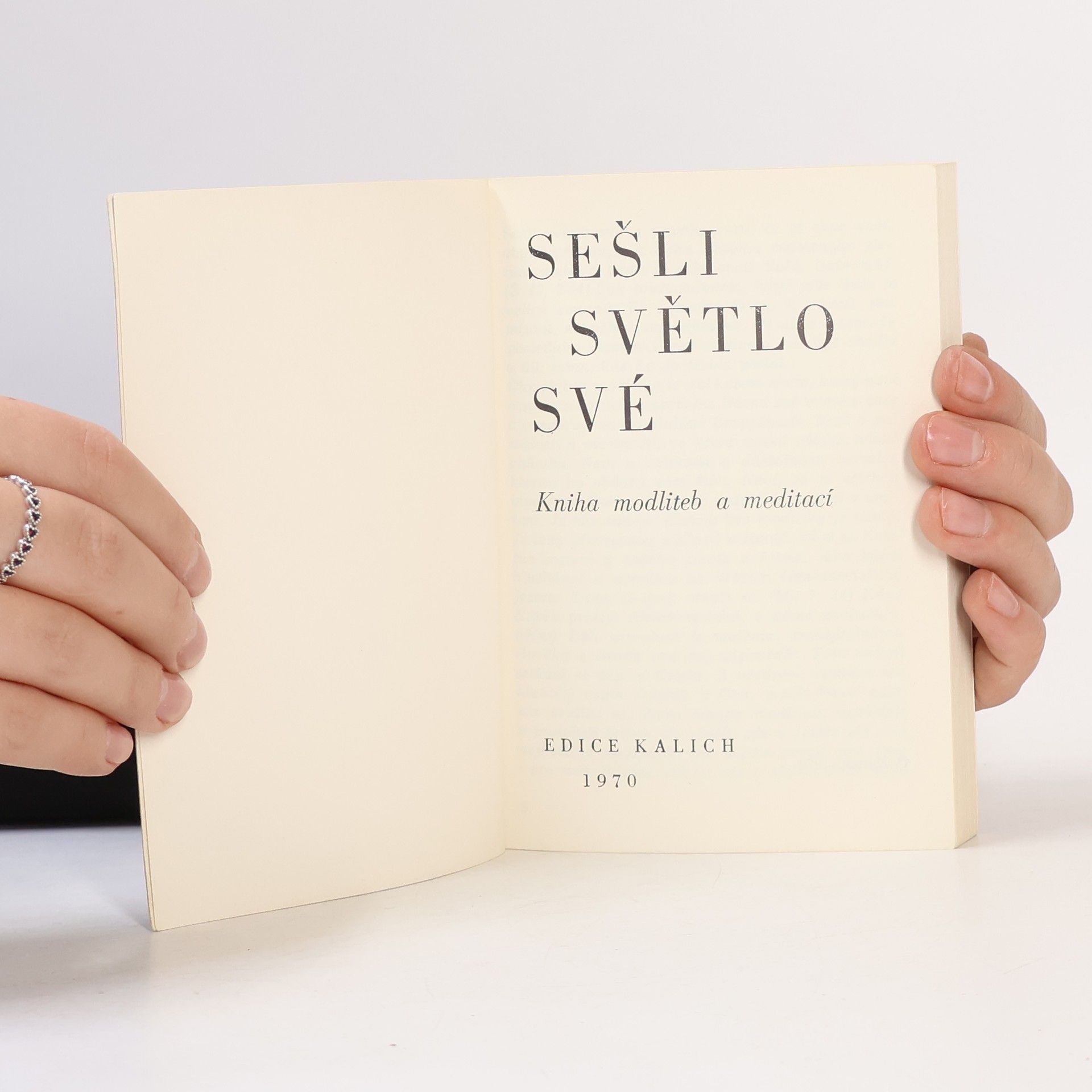Miloš Šourek Sešli světlo své