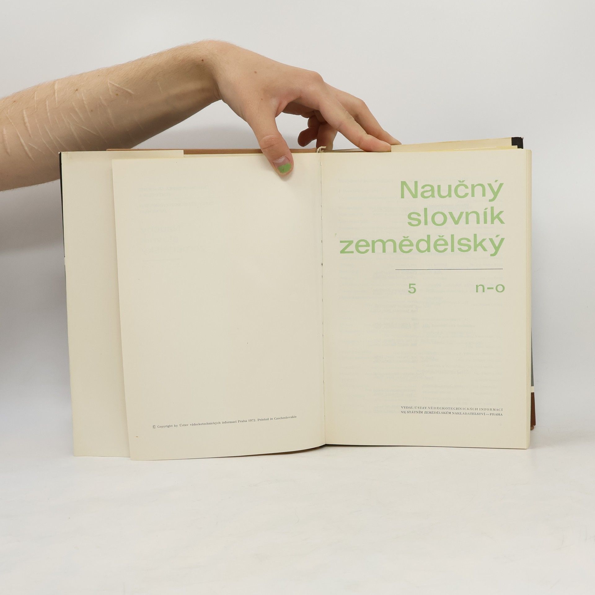 Kolektiv autorů Naučný slovník zemědělský 5. svazek. N - O