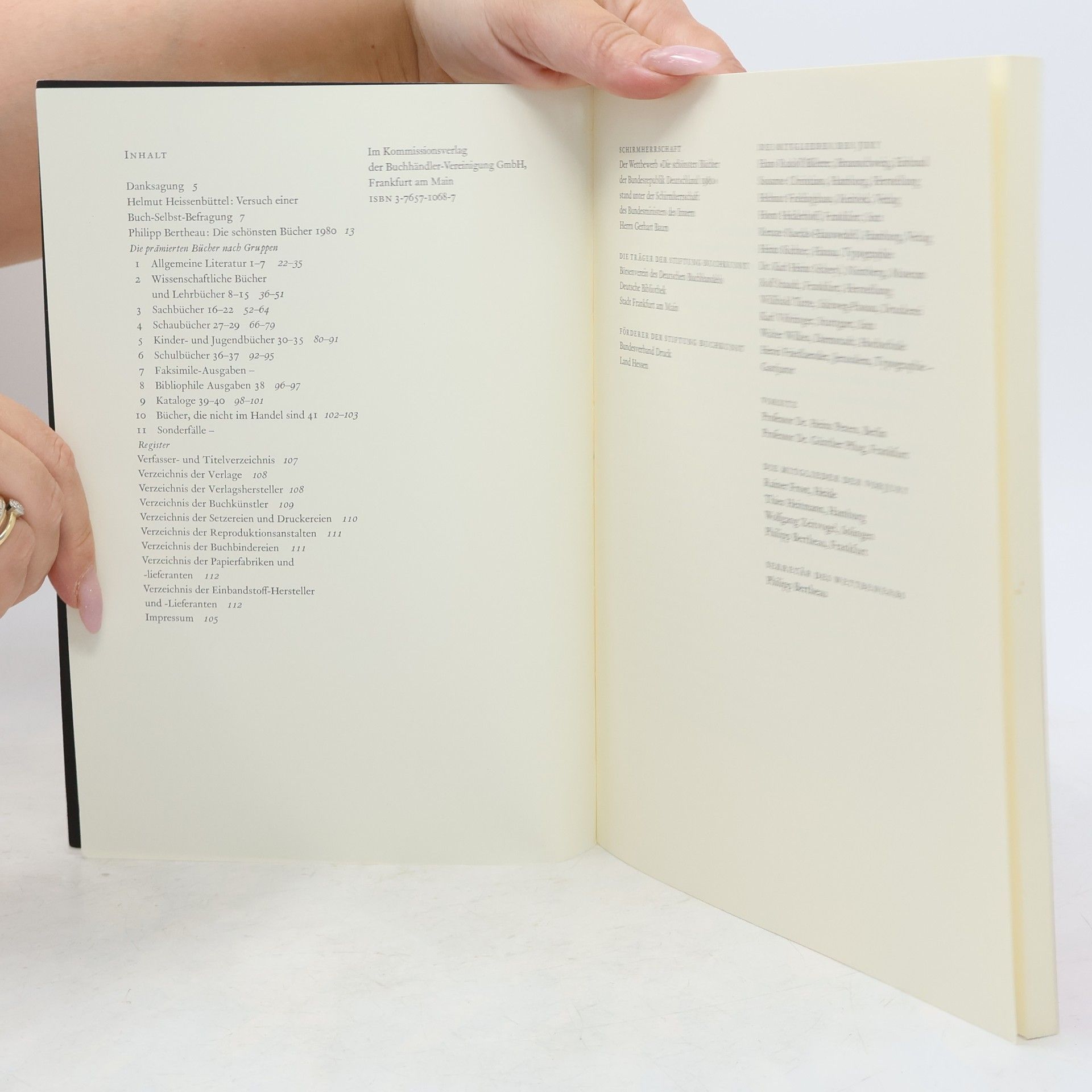 Autorenkollektiv Die schönsten Bücher der Bundesrepublik Deutschland 1980