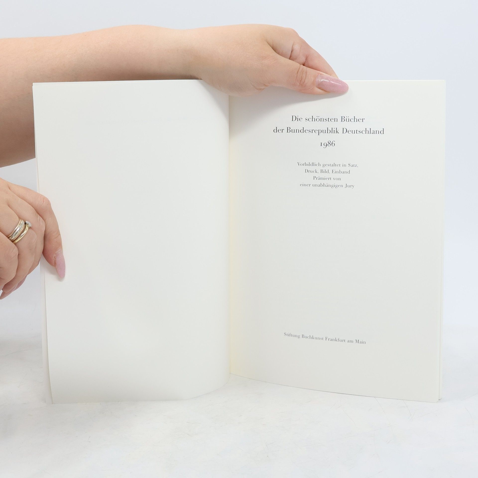 Autorenkollektiv Die schönsten Bücher der Bundesrepublik Deutschland 1986