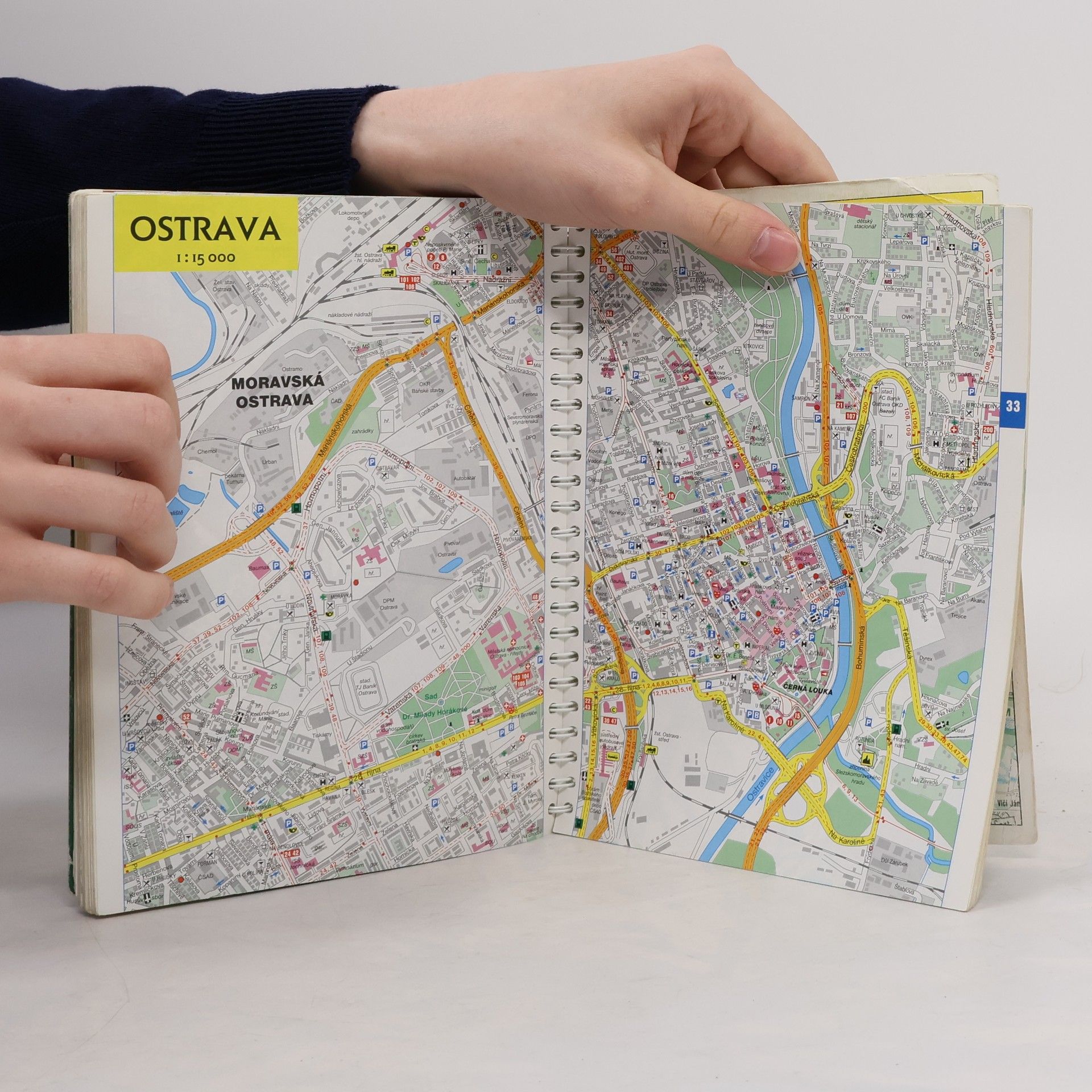 SH Ocart (firma) Autoatlas Česká republika 1:250^000 : Střední Evropa 1:800^000 : plány měst, rejstříky sídel