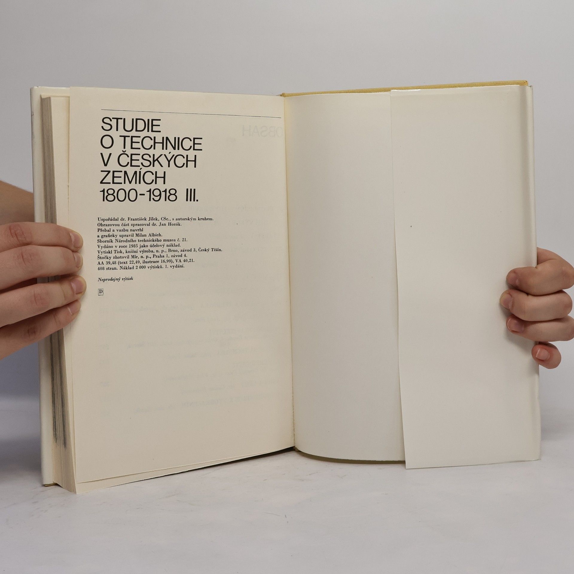 František Jílek studie o technice v českých zemích 1800-1918 III.