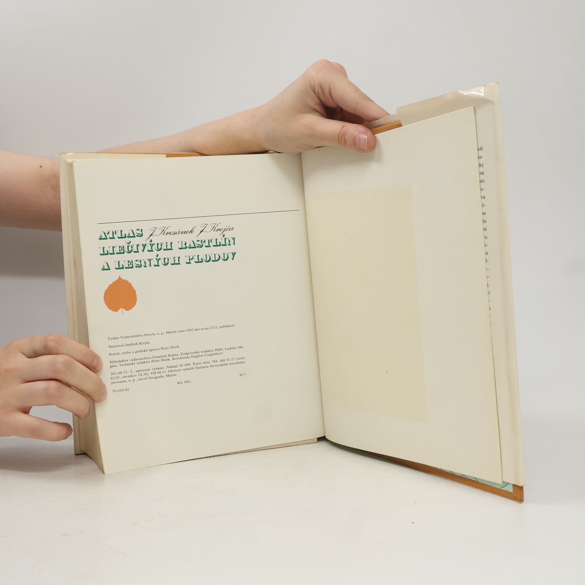 Jindřich Krejča Atlas liečivých rastlín a lesných plodov