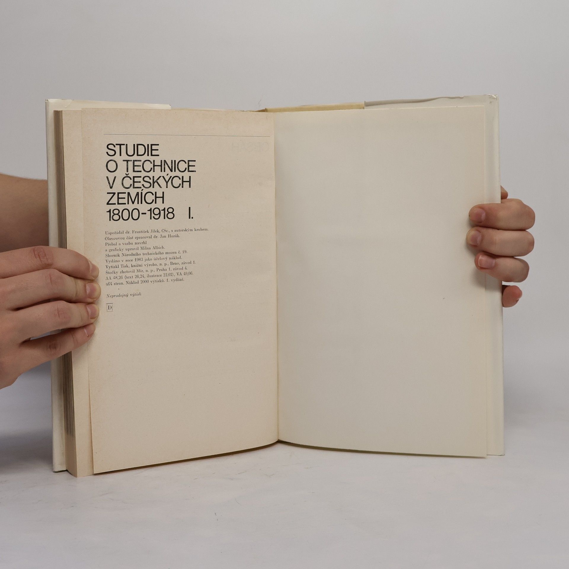 Autorenkollektiv Studie o technice v českých zemích 1800-1918 I.