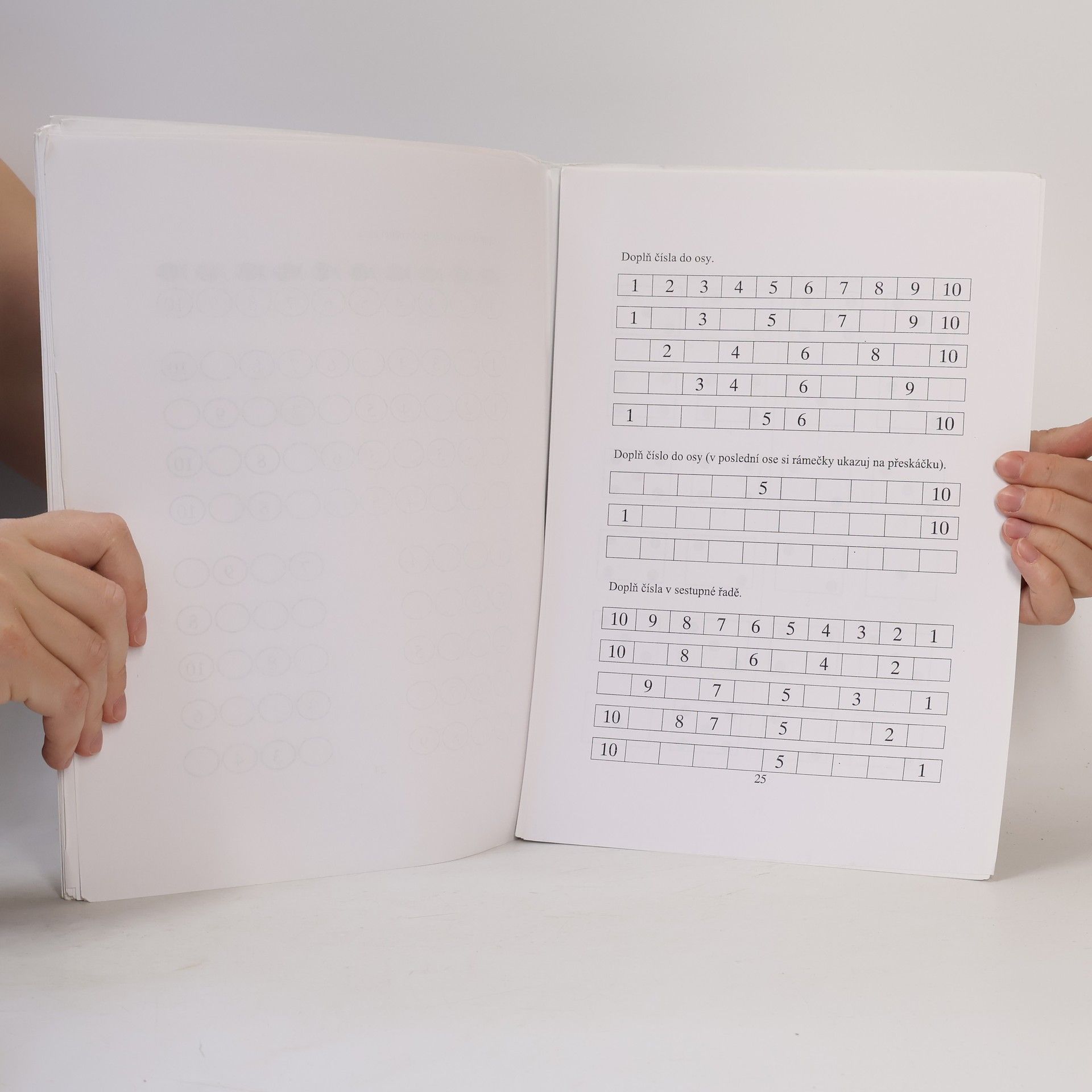 Jiřina Bednářová Struktura čísla 1 až 10