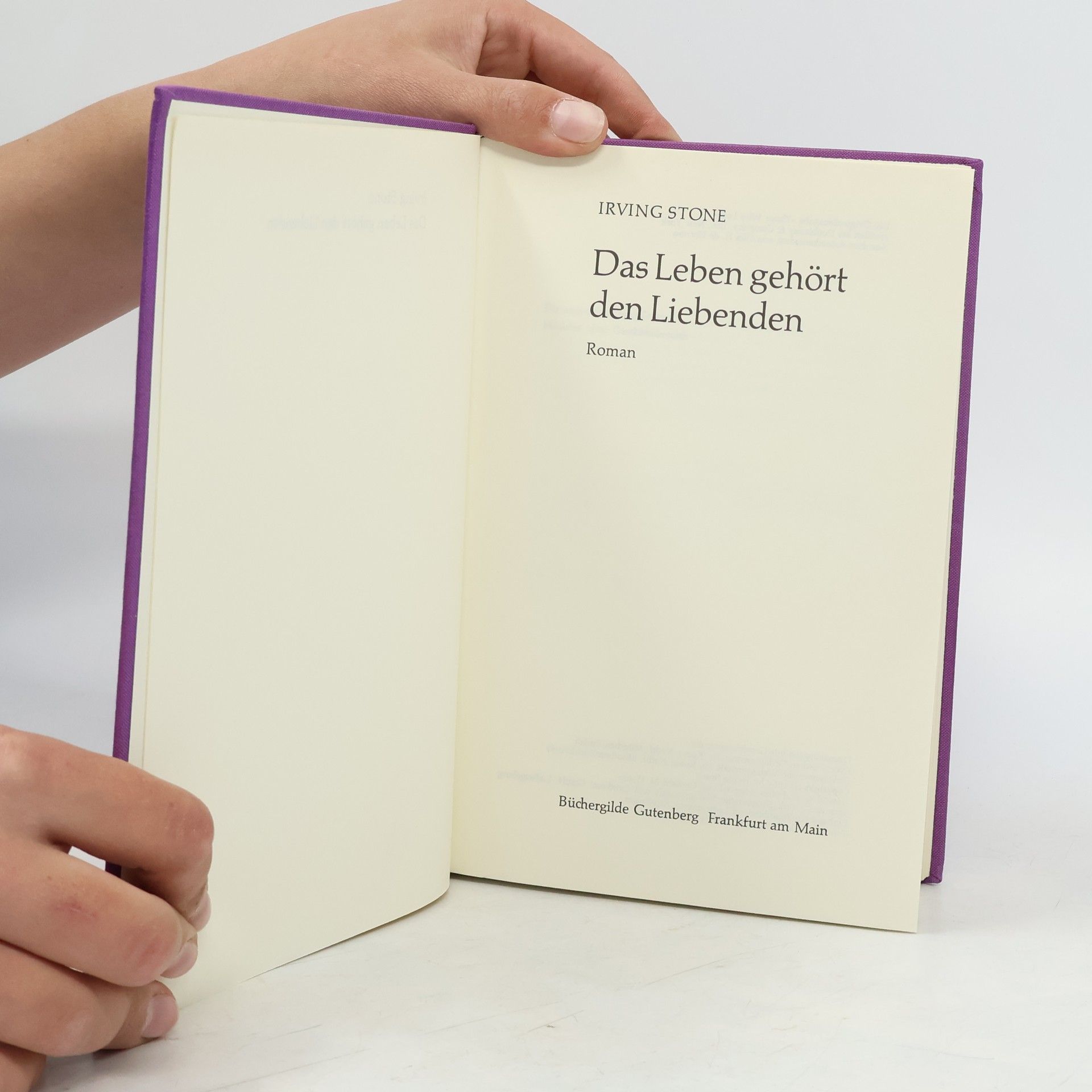 Irving Stone Das Leben gehört den Liebenden