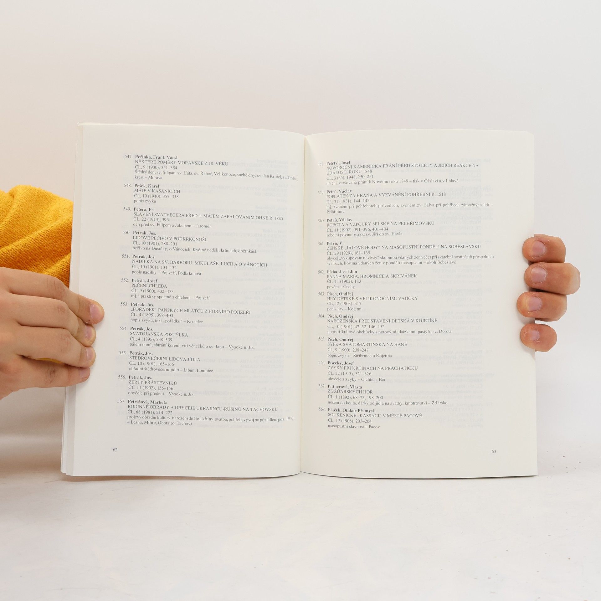 Ludmila Tarcalová Bibliografie lidových obyčejů