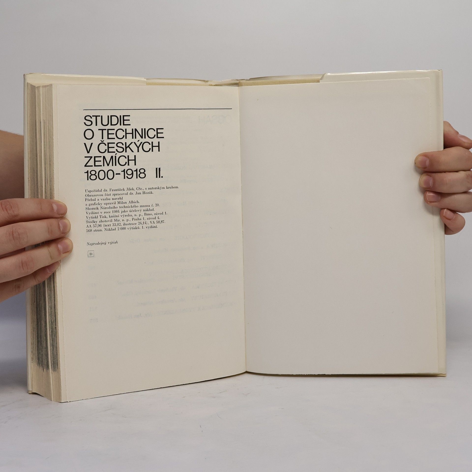 Kolektív autorov Studie o technice v českých zemích 1800-1918 II.