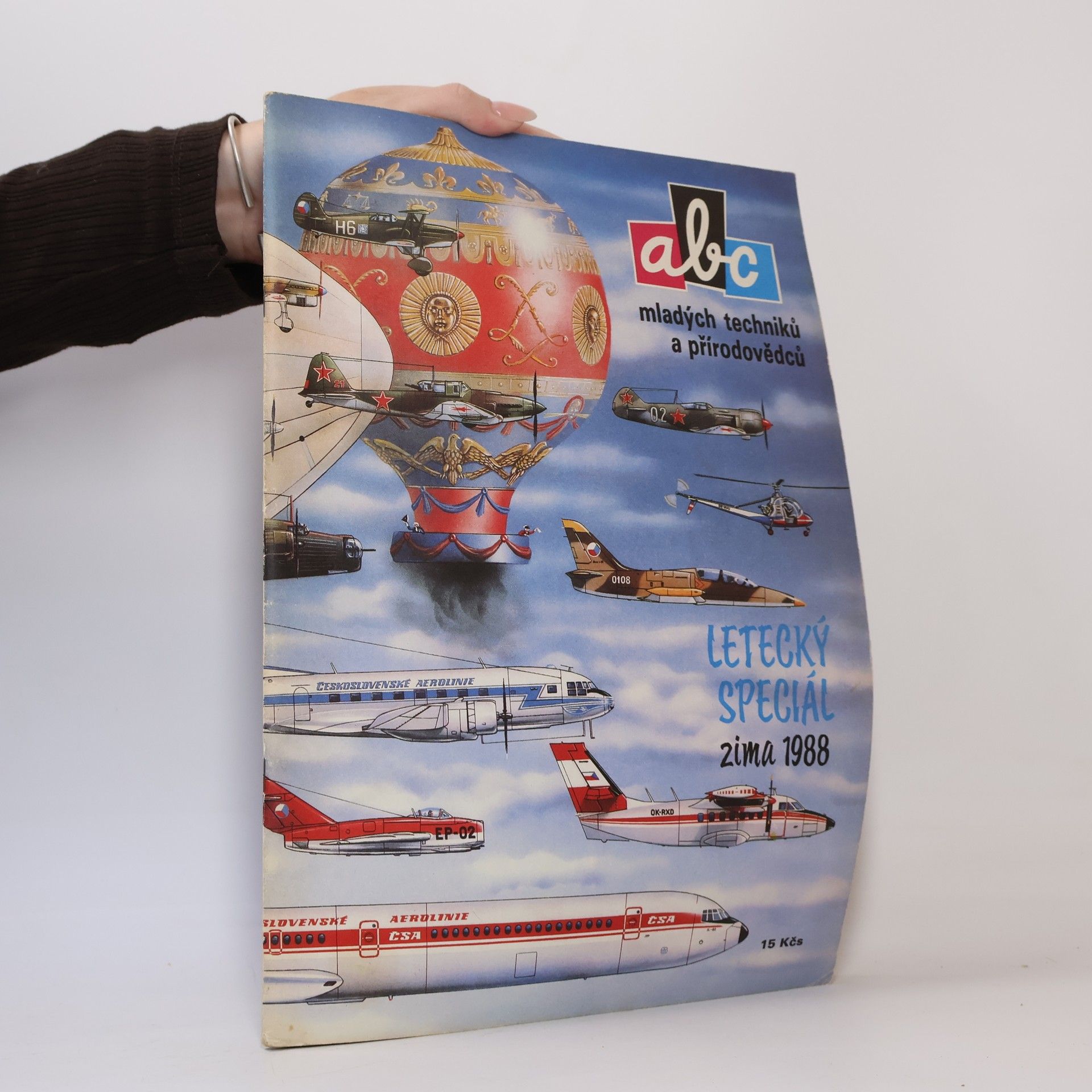 Various authors ABC mladých techniků a přírodovědců : letecký speciál zima 1988