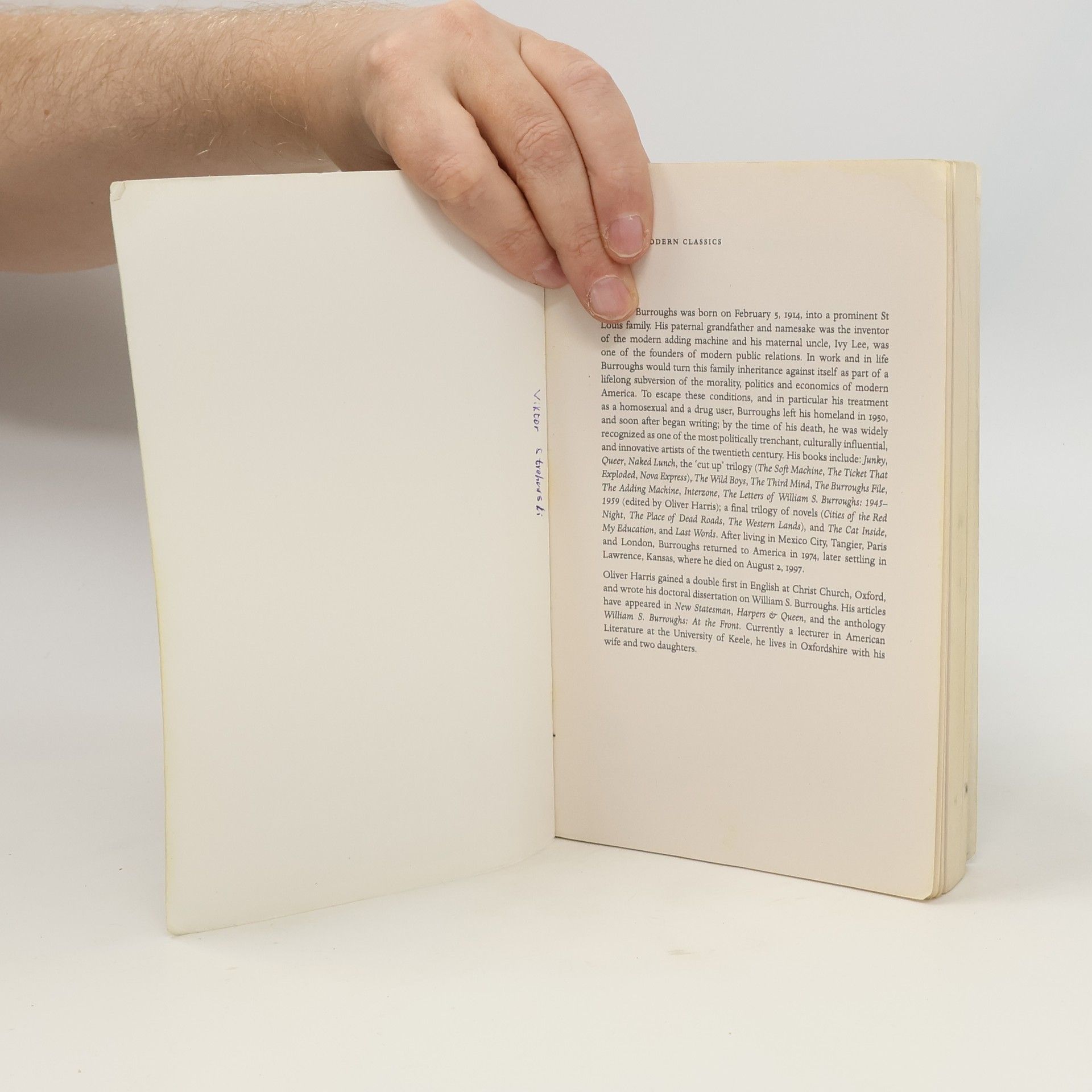 Oliver Harris Junky : the definitive text of "Junk"