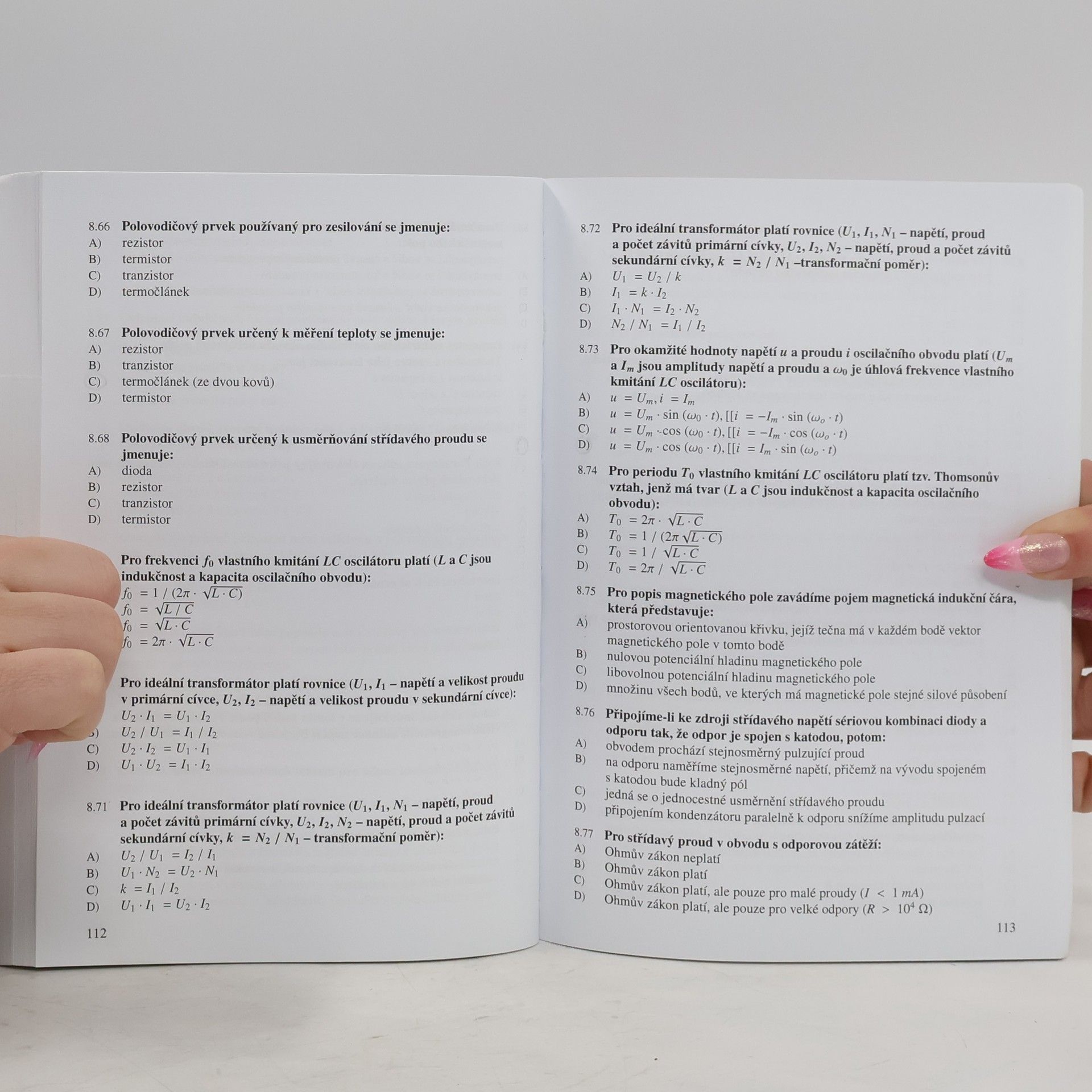 Autores varios Modelové otázky z fyziky pro přijímací zkoušky