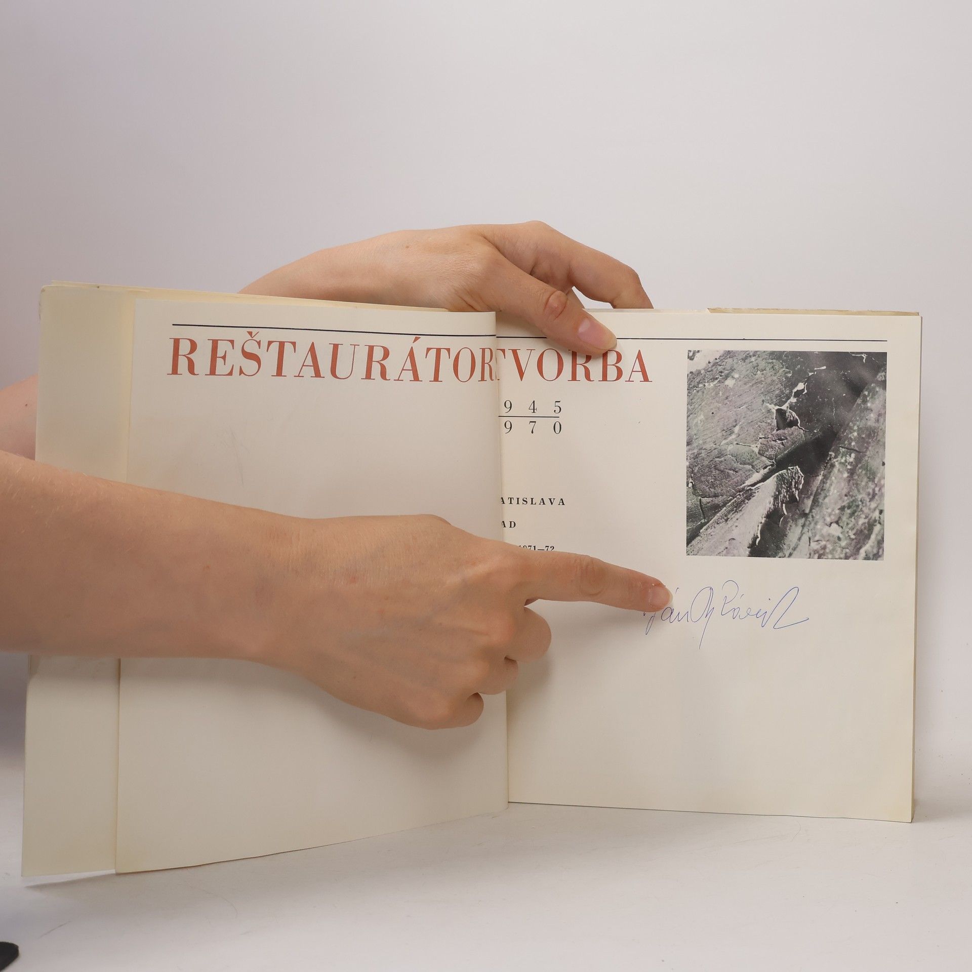 Autores varios Reštaurátorská tvorba 1945-1970