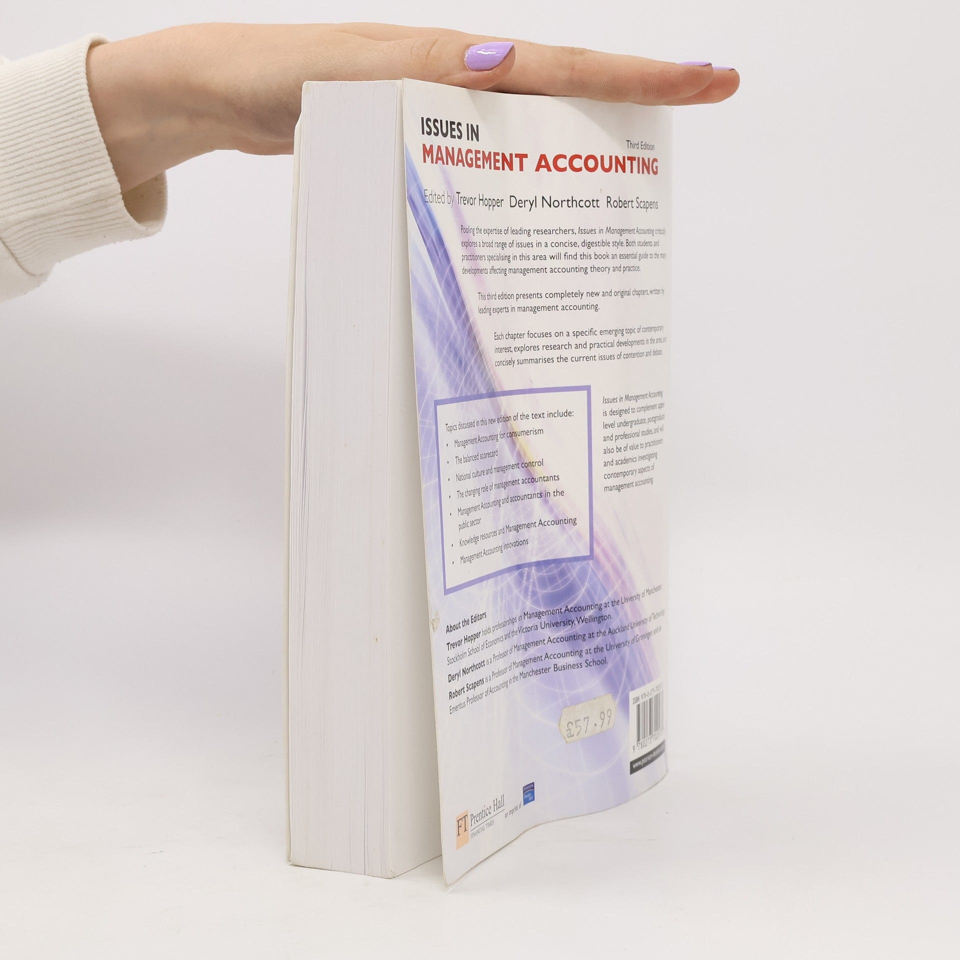 Trevor Hopper Issues in Management Accounting - Third Edition