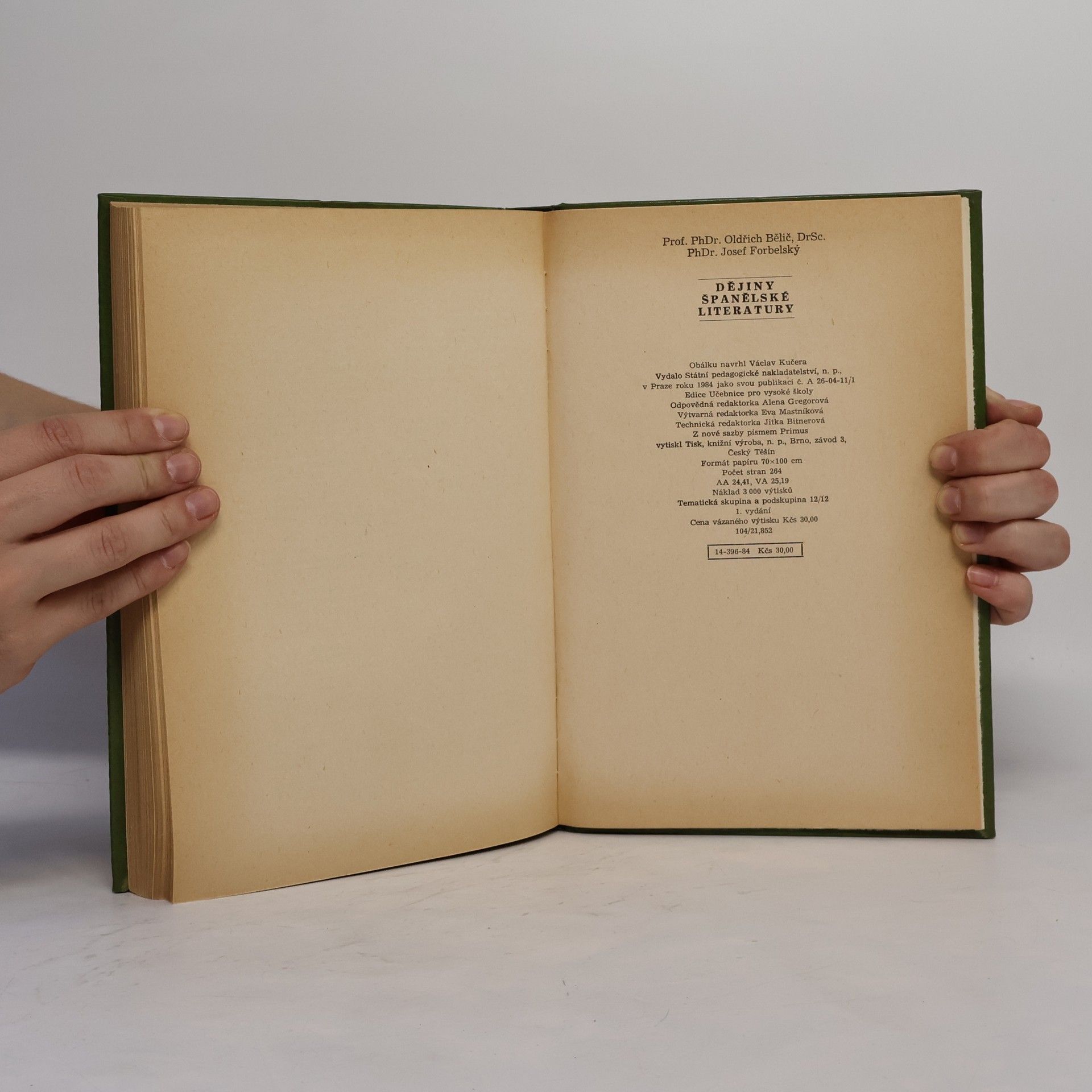 Oldřich Bělič Dějiny španělské literatury