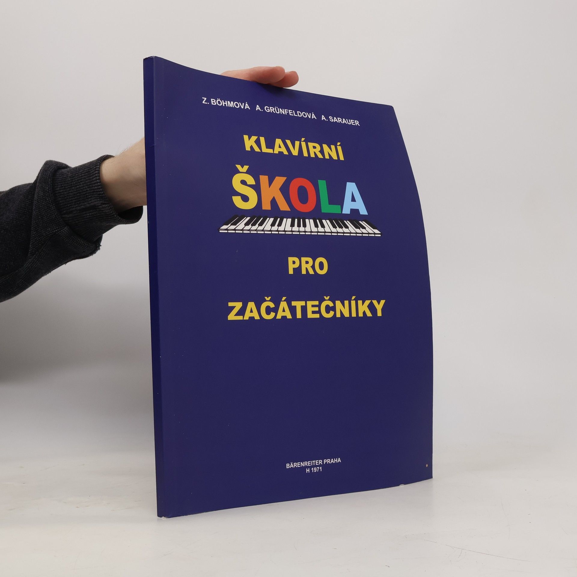 Zdeňka Bohmová Klavírní škola pro začátečníky