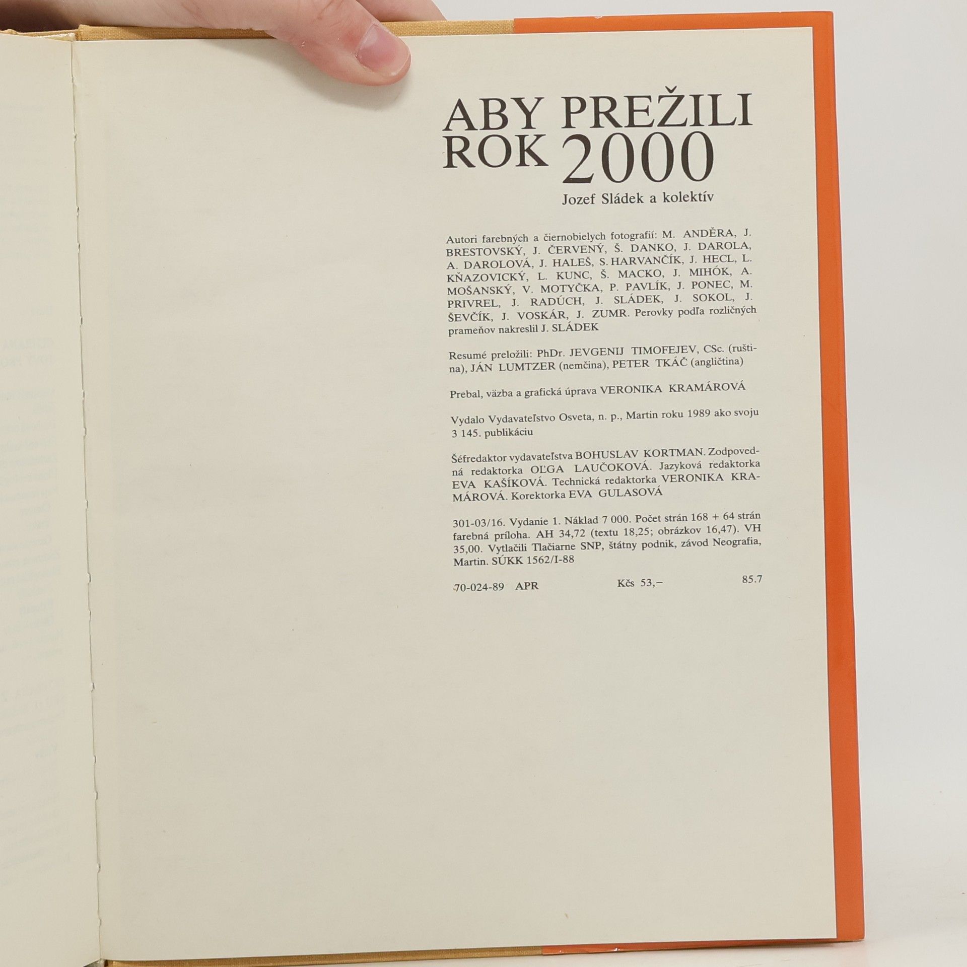 Jozef Sládek Aby prežili rok 2000