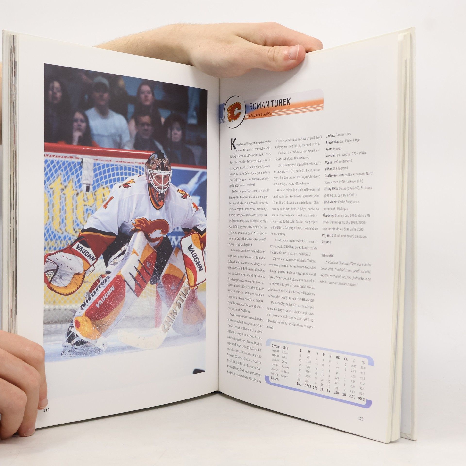 Kevin Allen Hvězdy NHL 2003 + Češi a Slováci v sezoně 2001-02