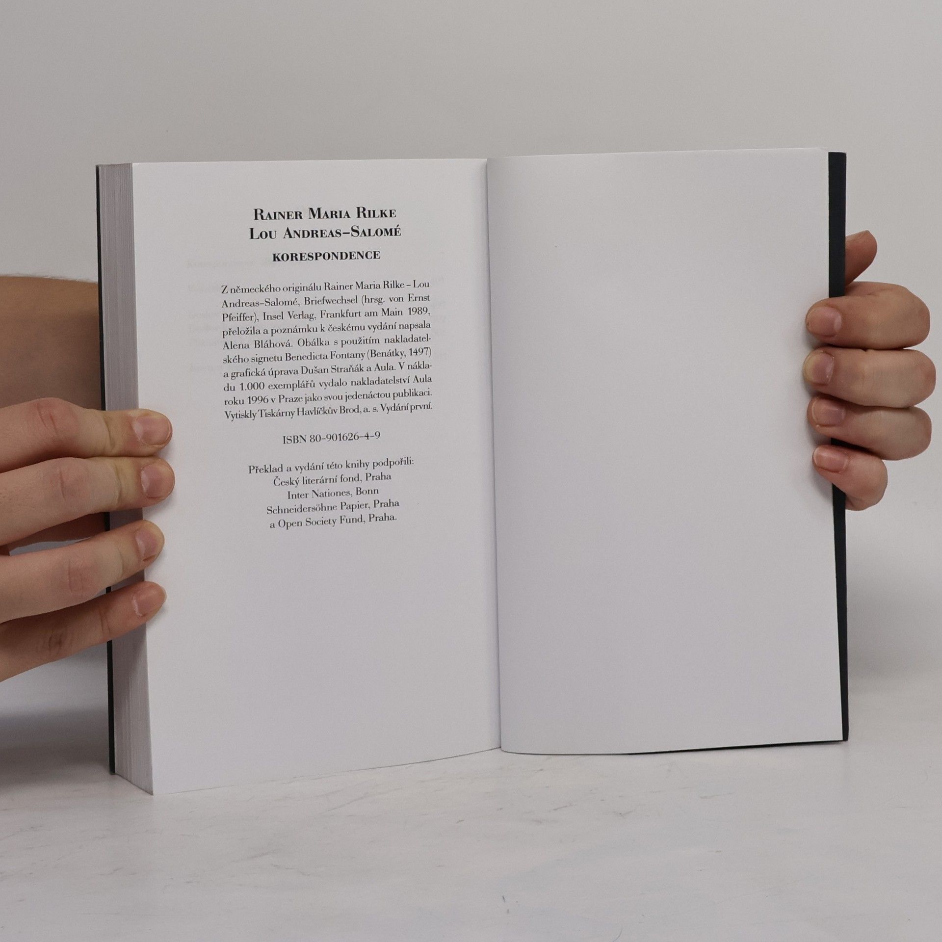 Rainer Maria Rilke Korespondence