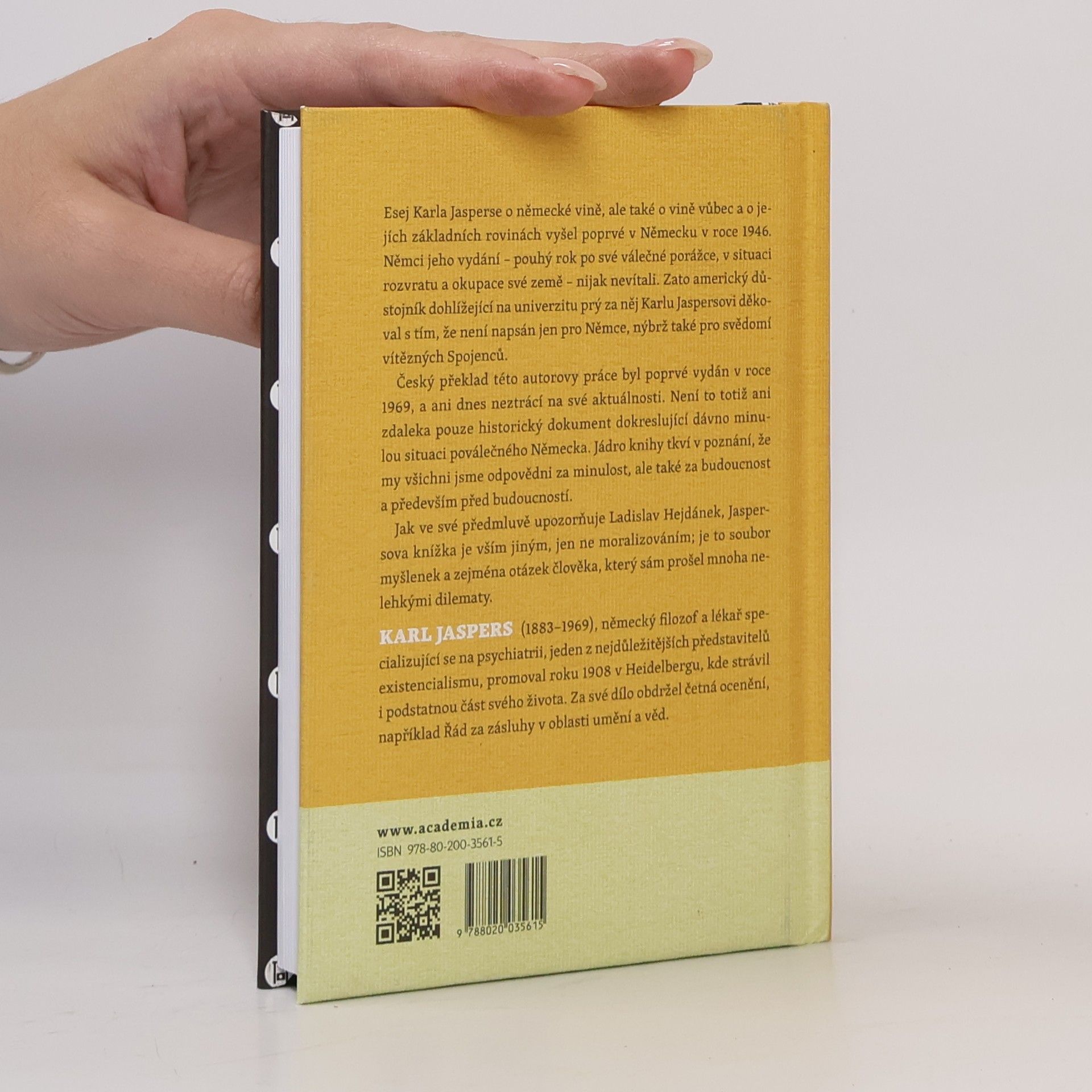 Karl Jaspers Otázka viny - Příspěvek k německé otázce