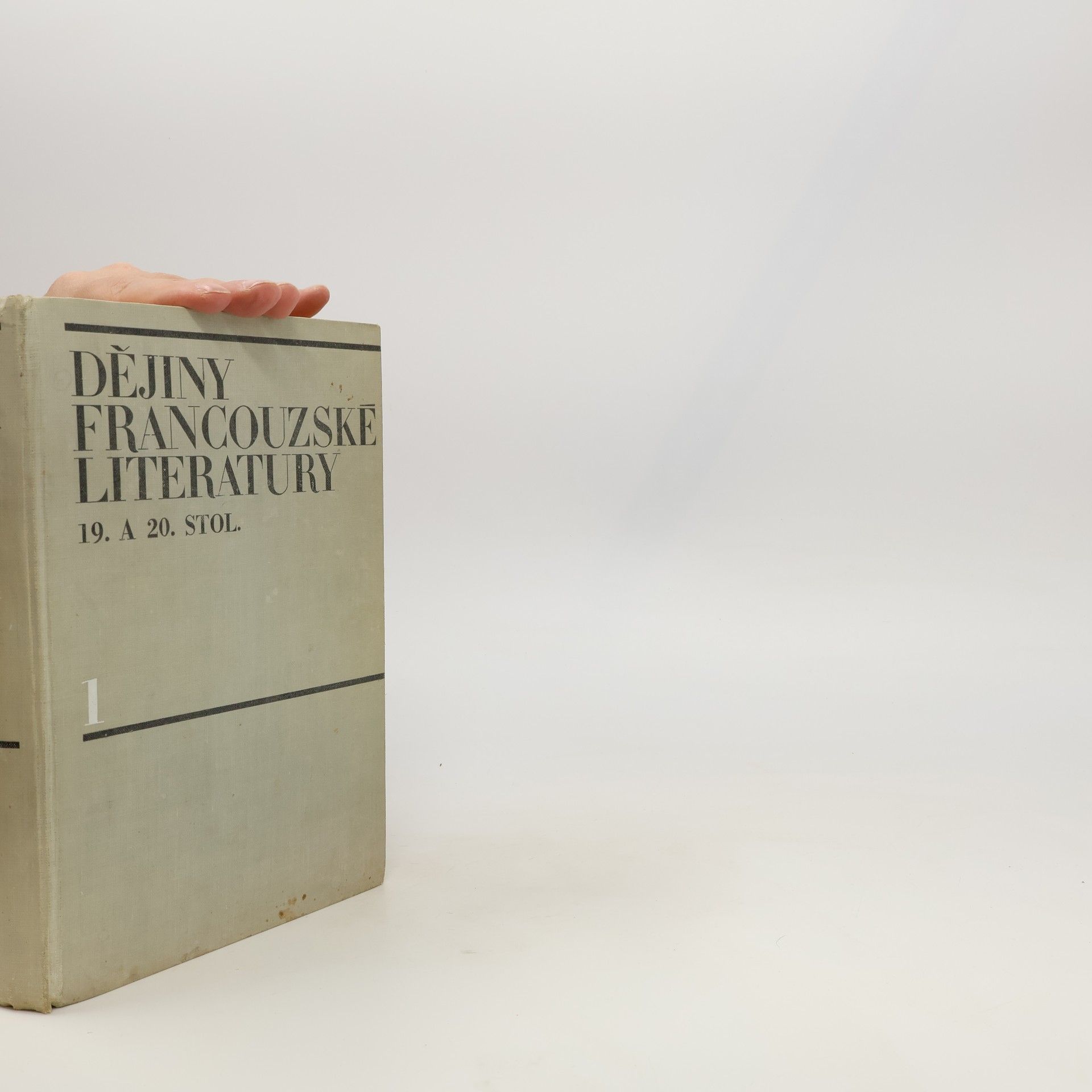 Jan Otokar Fischer Dějiny francouzské literatury 19. a 20. stol. 1