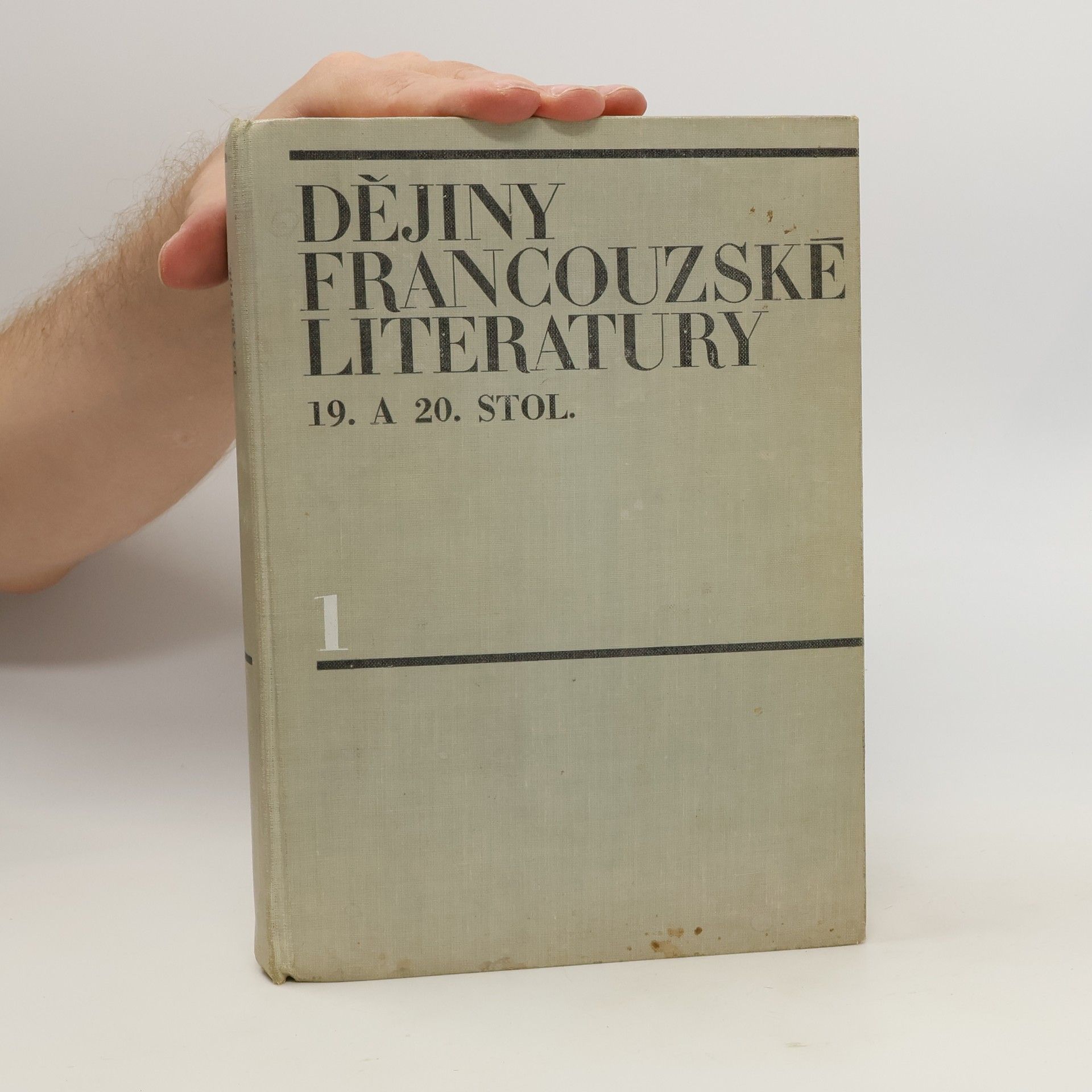 Jan Otokar Fischer Dějiny francouzské literatury 19. a 20. stol. 1