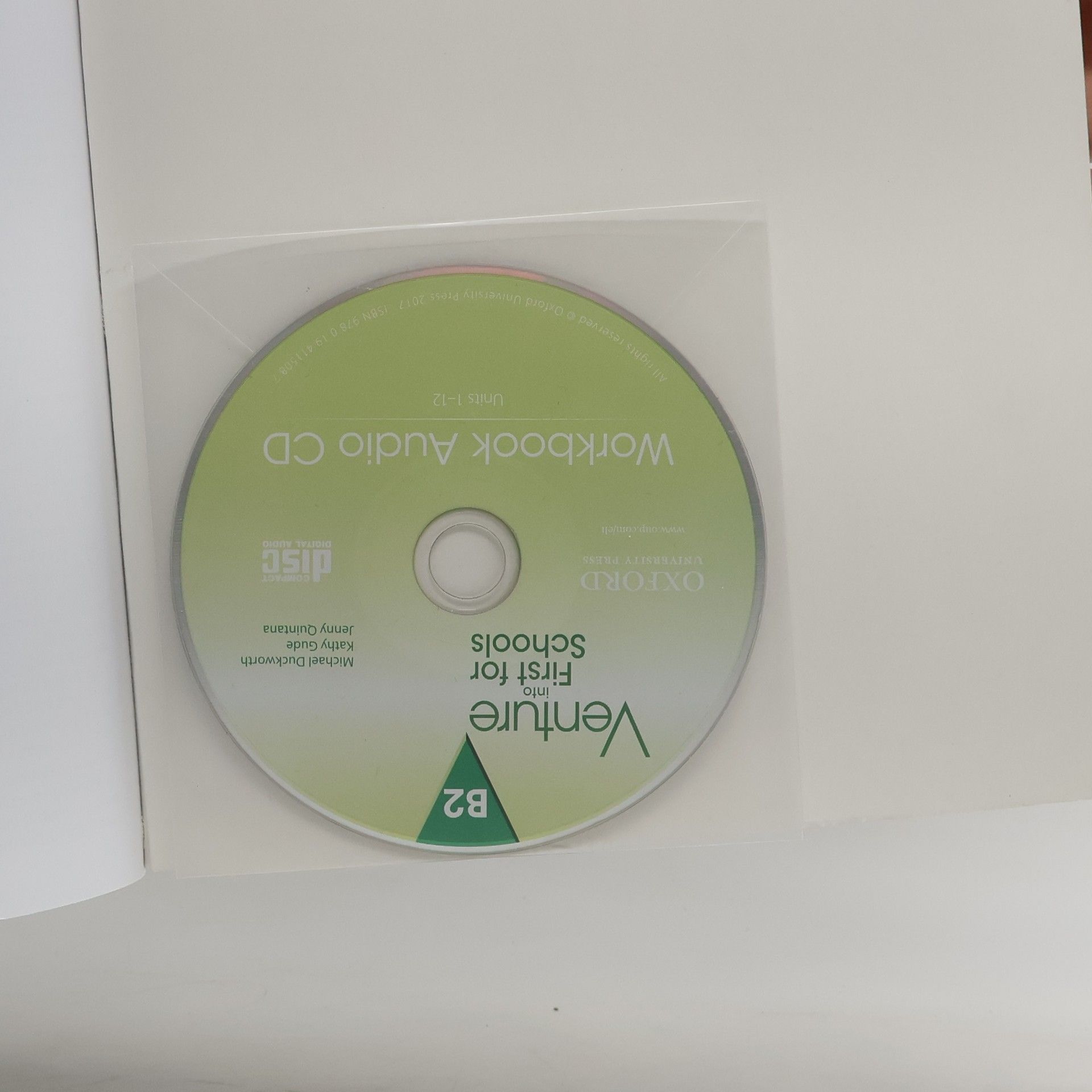 Michael Duckworth Venture into First for School¨:s Workbook With Key Pack