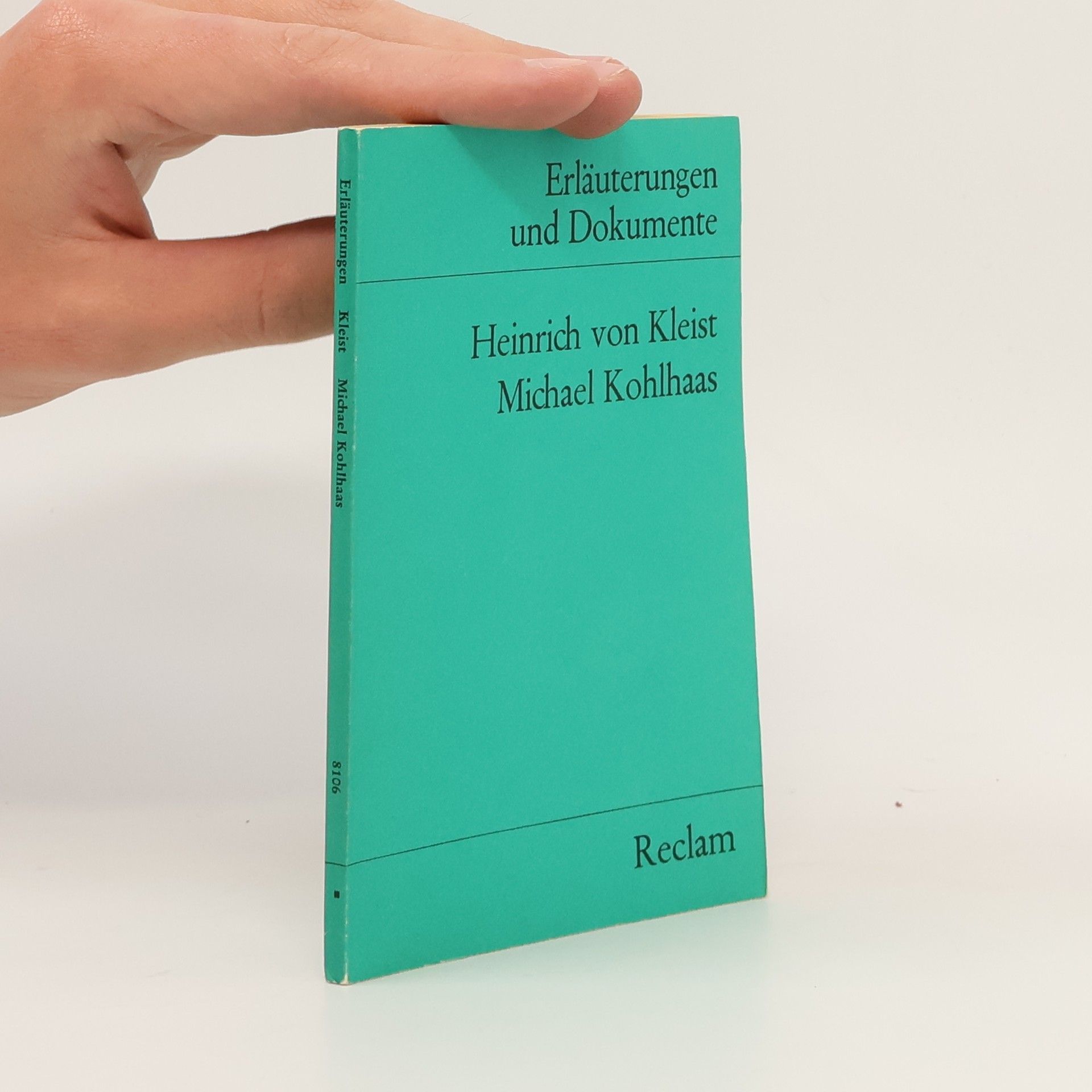 Günter Hagedorn Heinrich von Kleist, Michael Kohlhaas