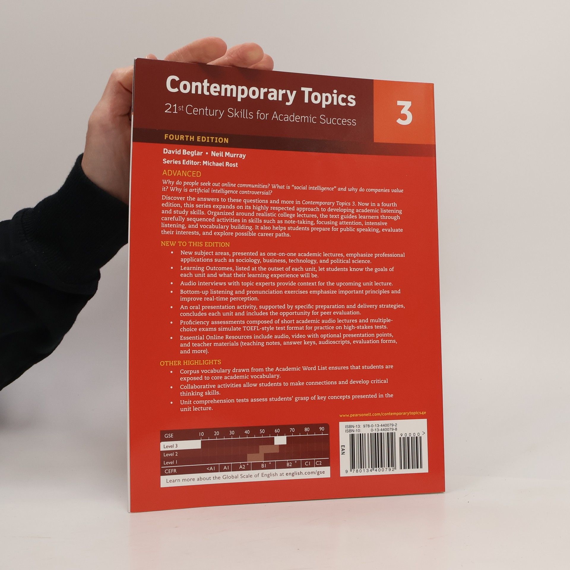 David Beglar Contemporary Topics 3 with Essential Online Resources - Fourth Edition