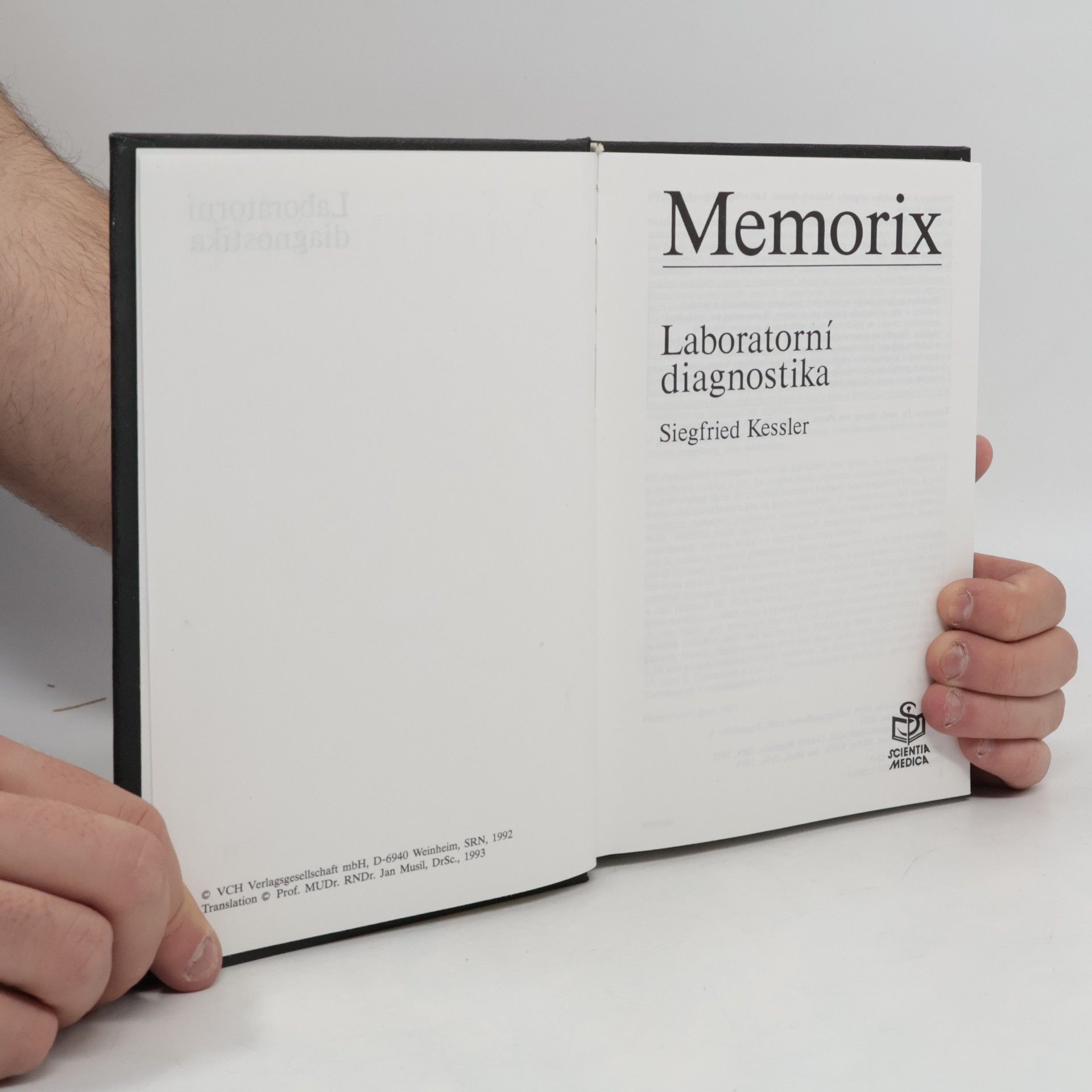 Siegfried Kessler Memorix. Laboratorní diagnostika