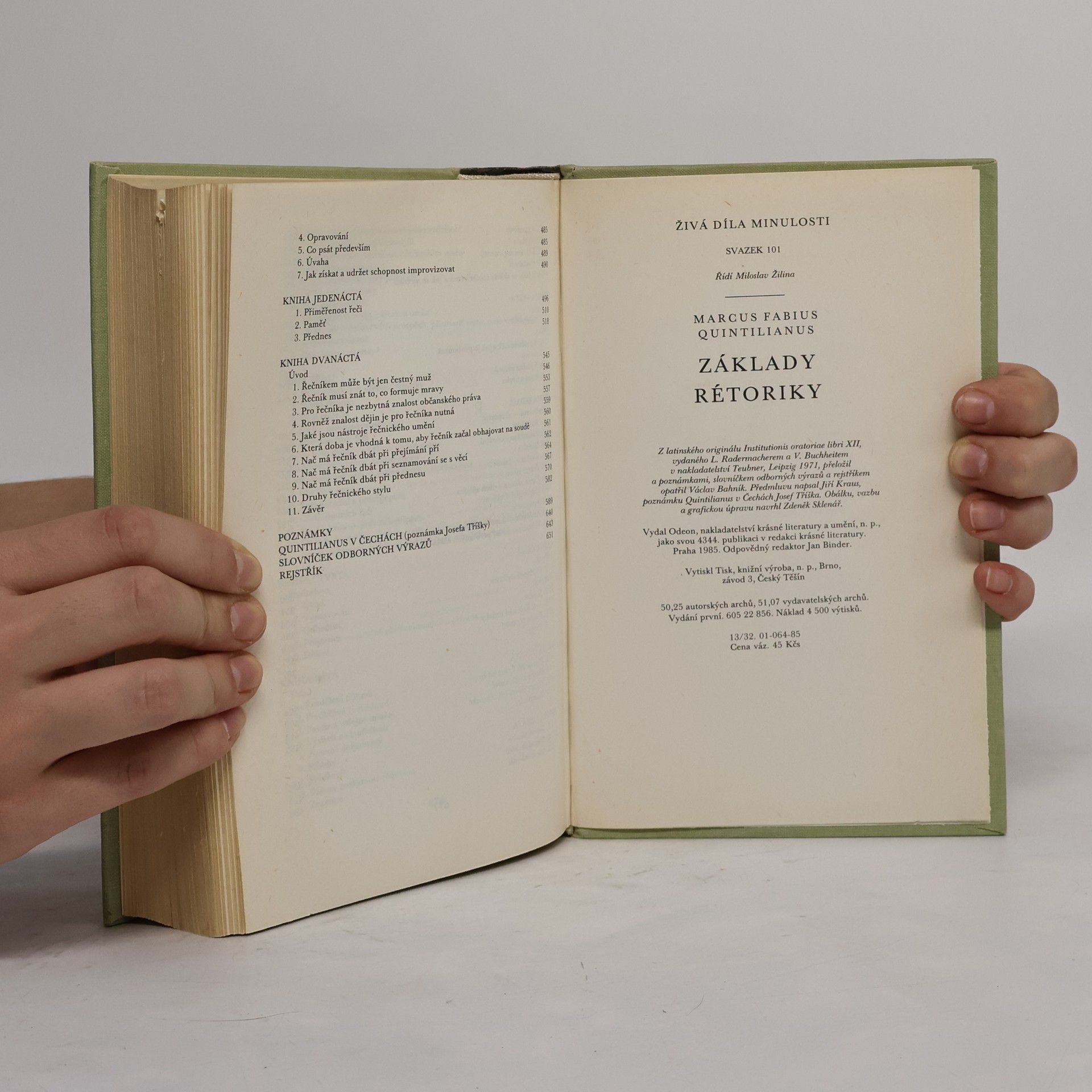Quintilian Základy rétoriky