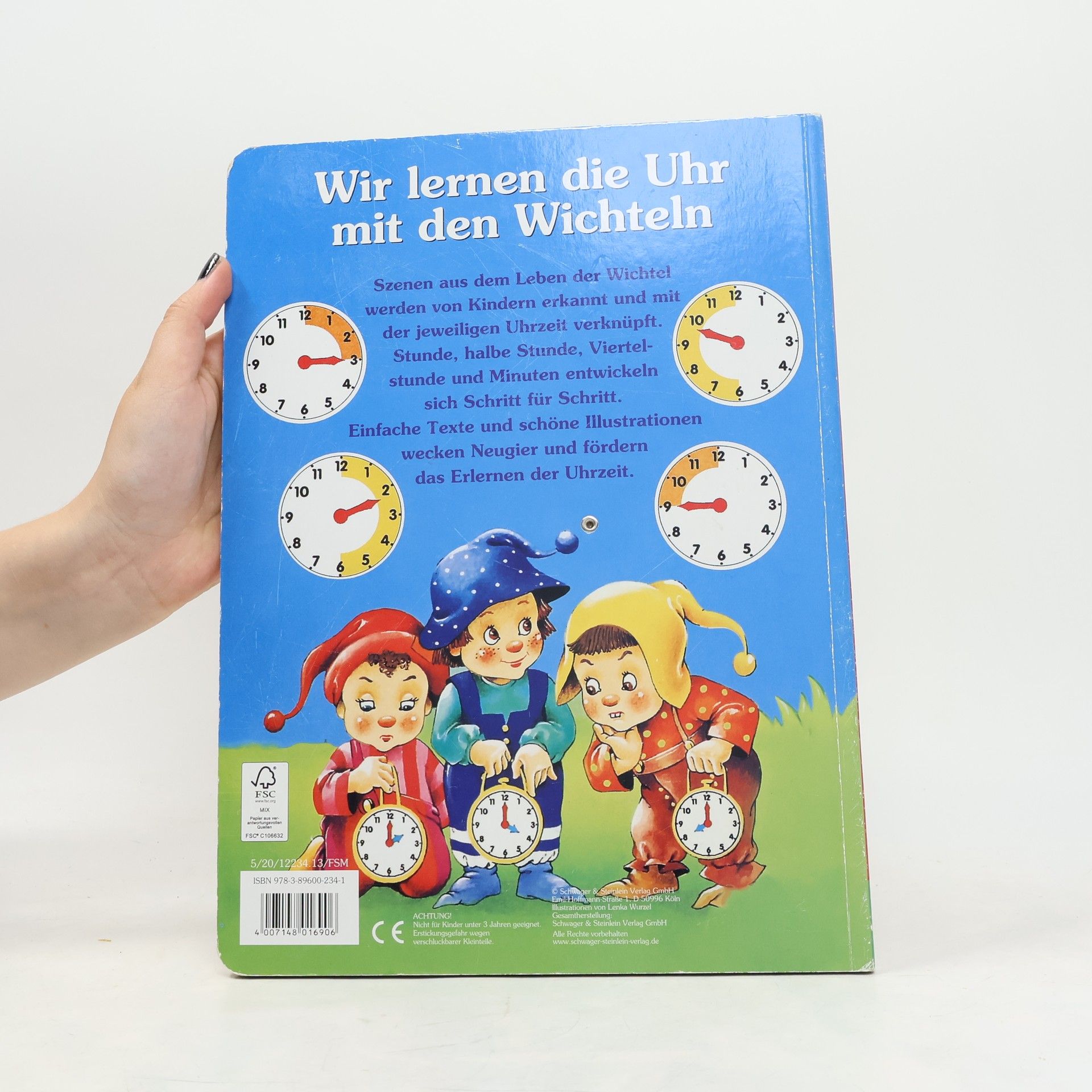 Lenka Wurzel Wir lernen die Uhr mit den Wichteln