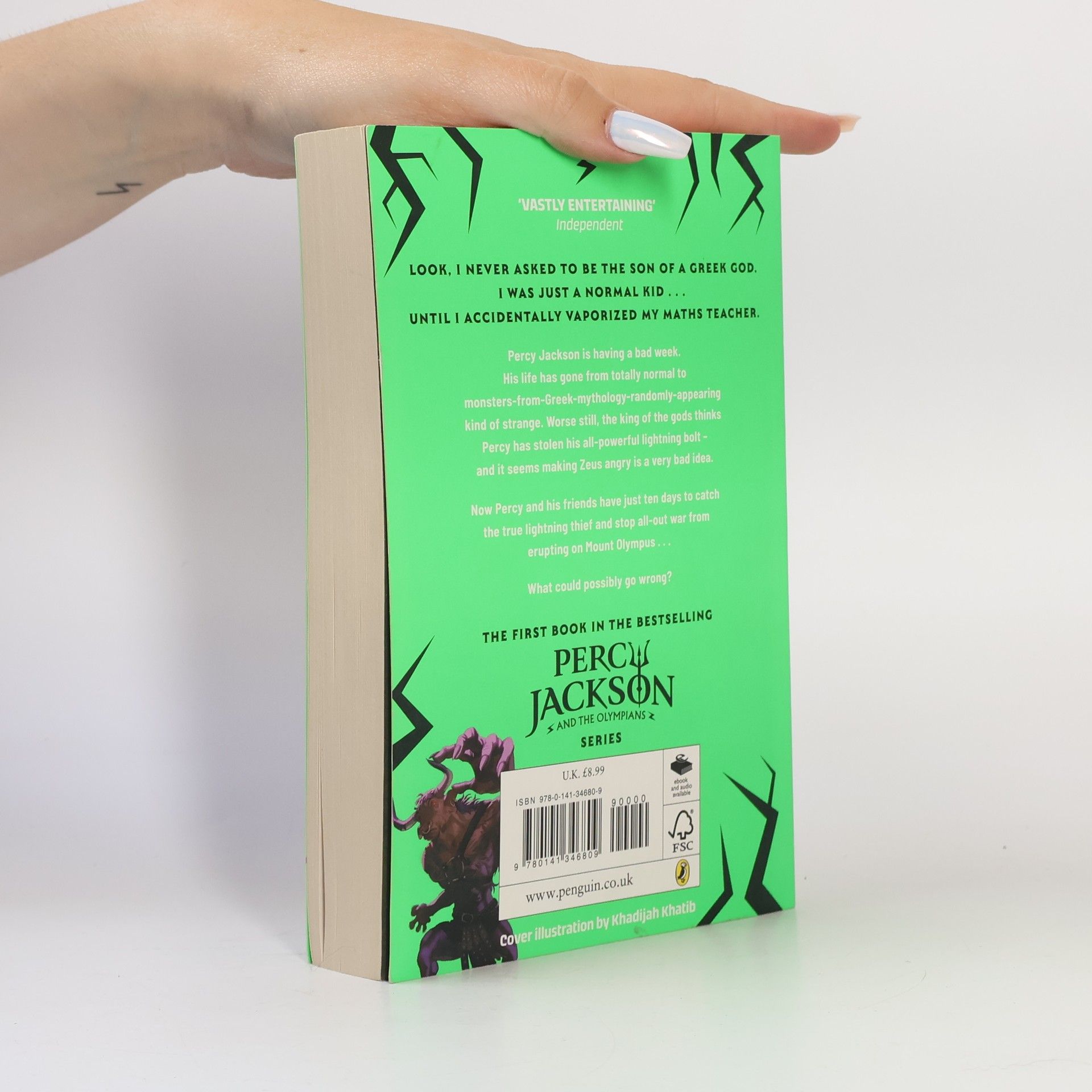 Rick Riordan Percy Jackson and the lightning thief