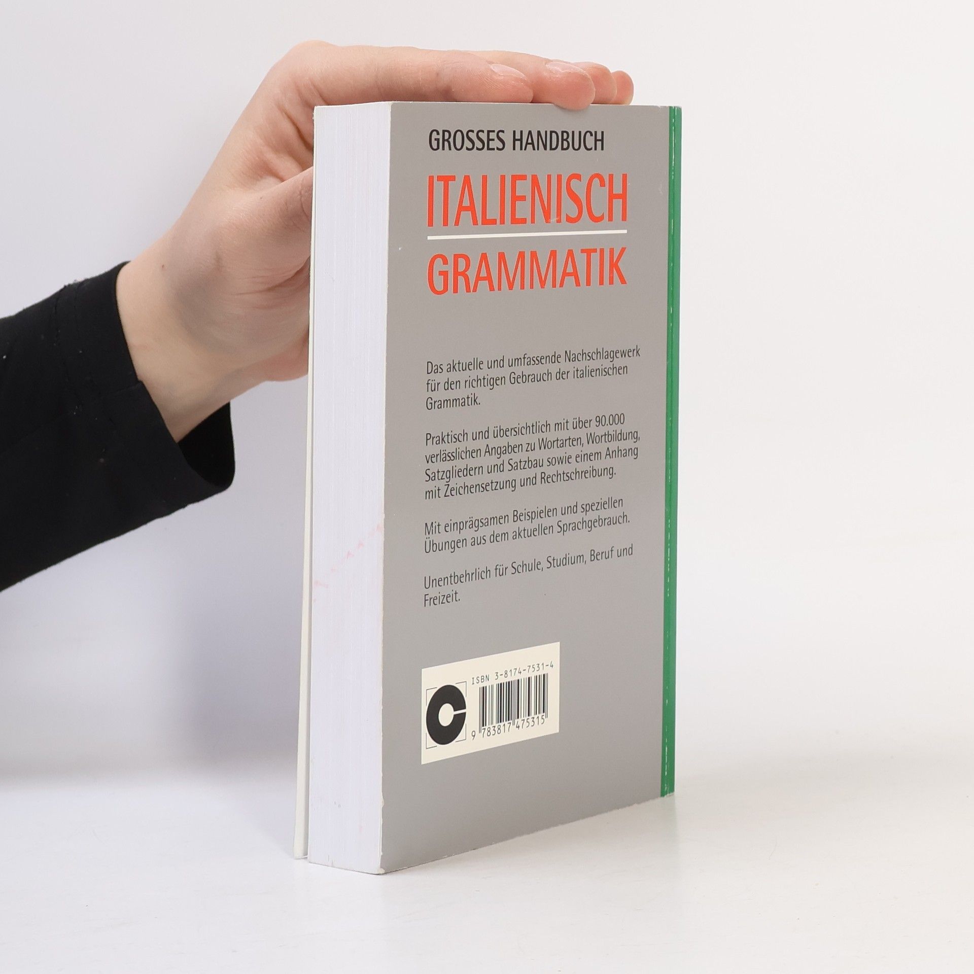 Anna Maria Hoffmann Di Marzio Grosses Handbuch Italienisch-Grammatik