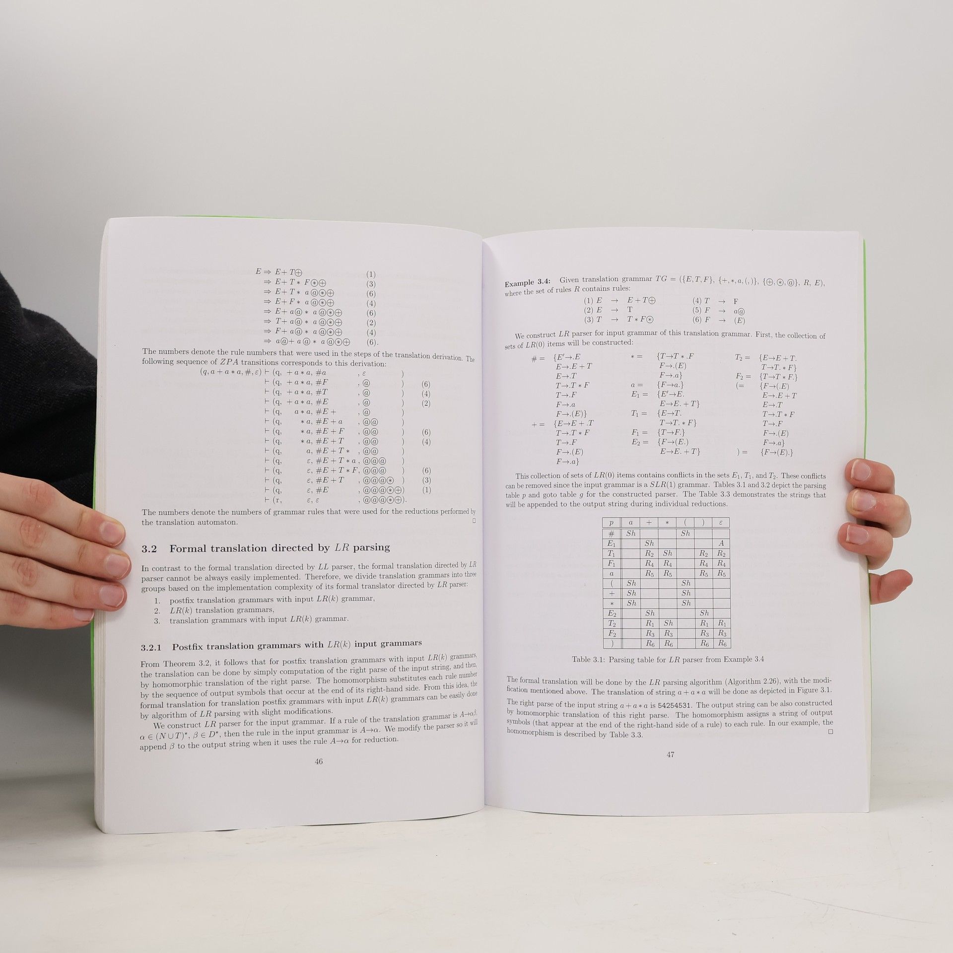 Bořivoj Melichar Parsing and Translation