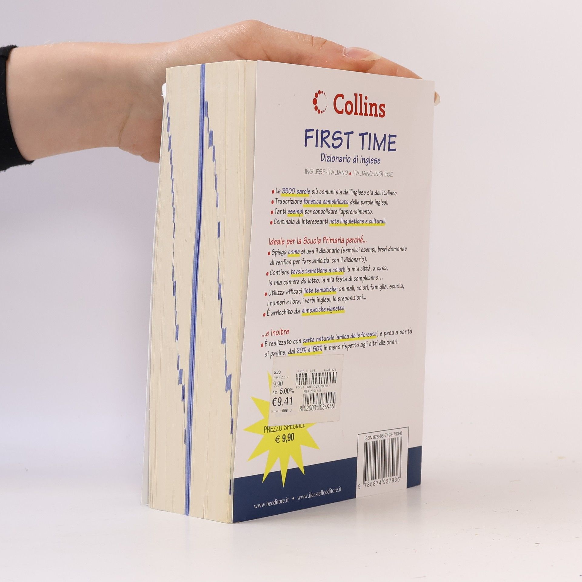 G. Amiot-Cadey First Time. Dizionario di inglese. Inglese-italiano, italiano-inglese - con tavole tematiche a colori per la scuola primaria