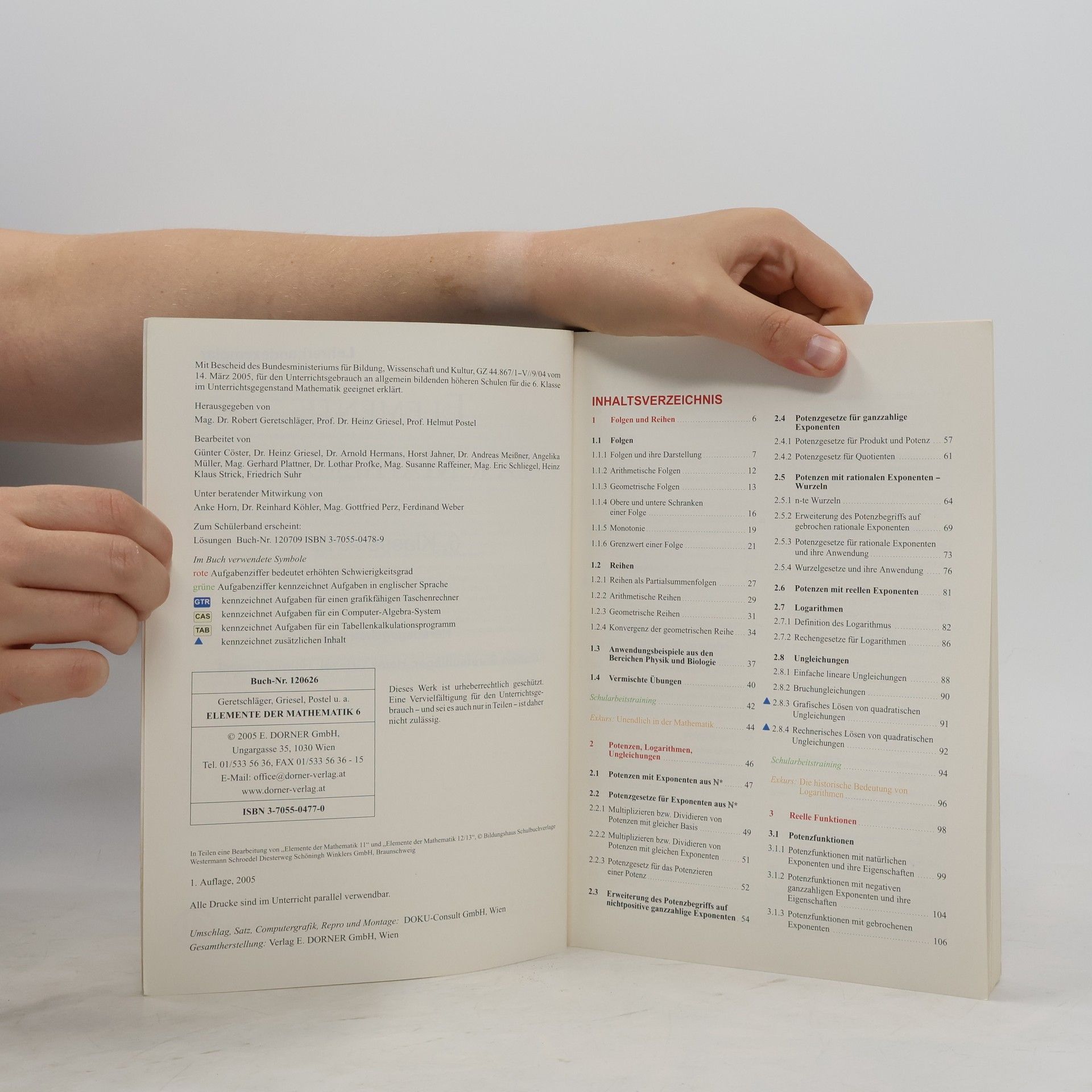 Robert Geretschlager Elemente der Mathematik 6