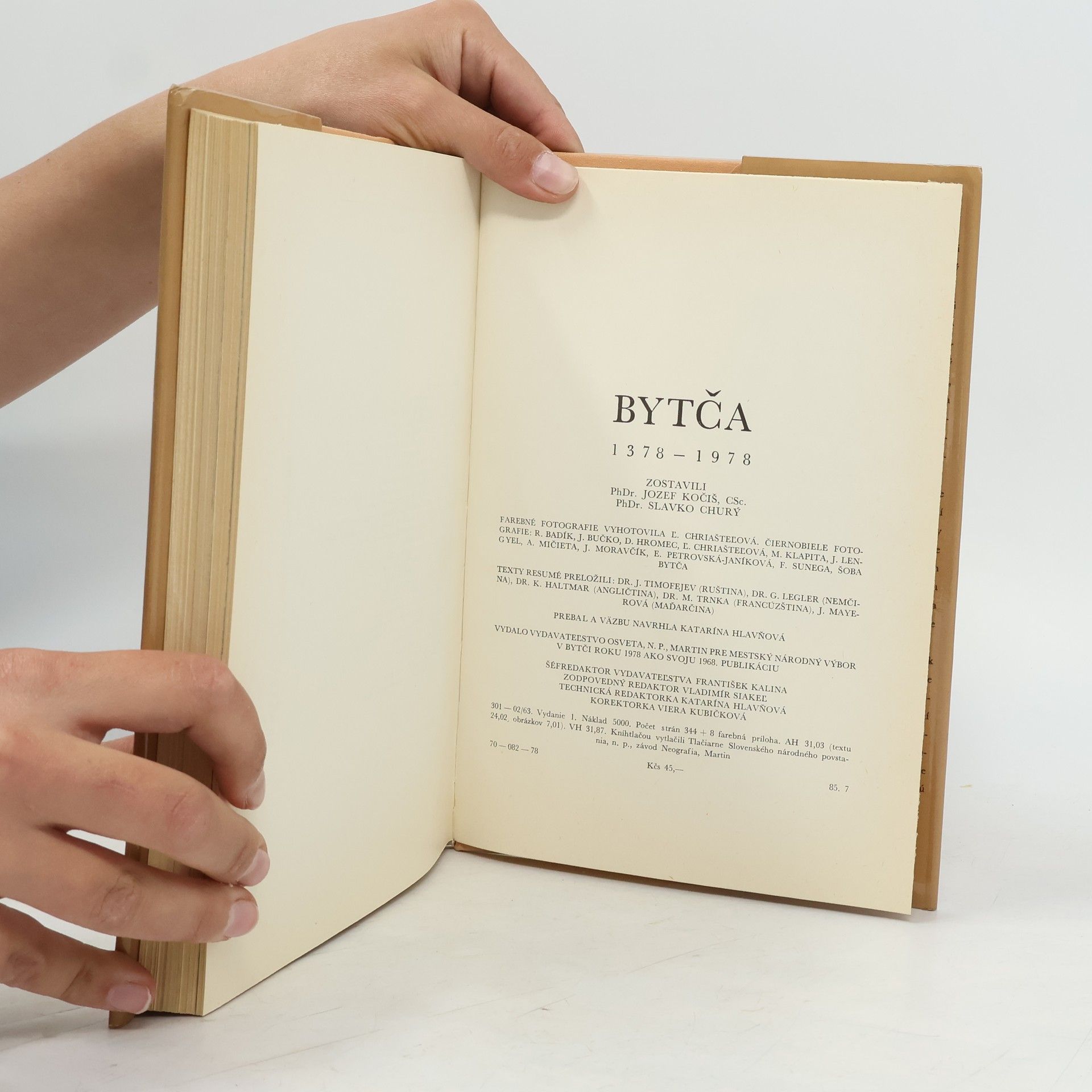 Jozef Kočiš Bytča. 1378-1978