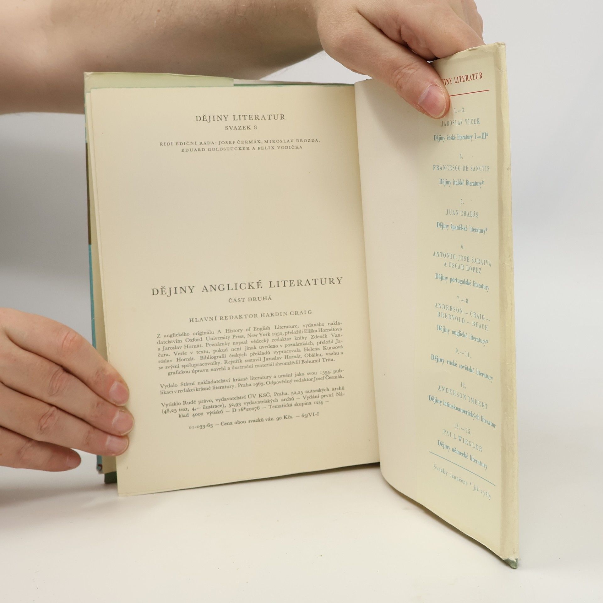 Hardin Craig Dějiny anglické literatury II