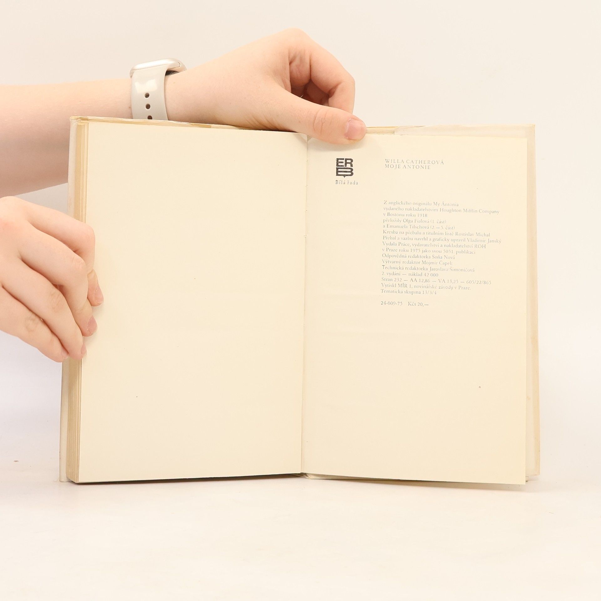 Willa Cather Moje Antonie