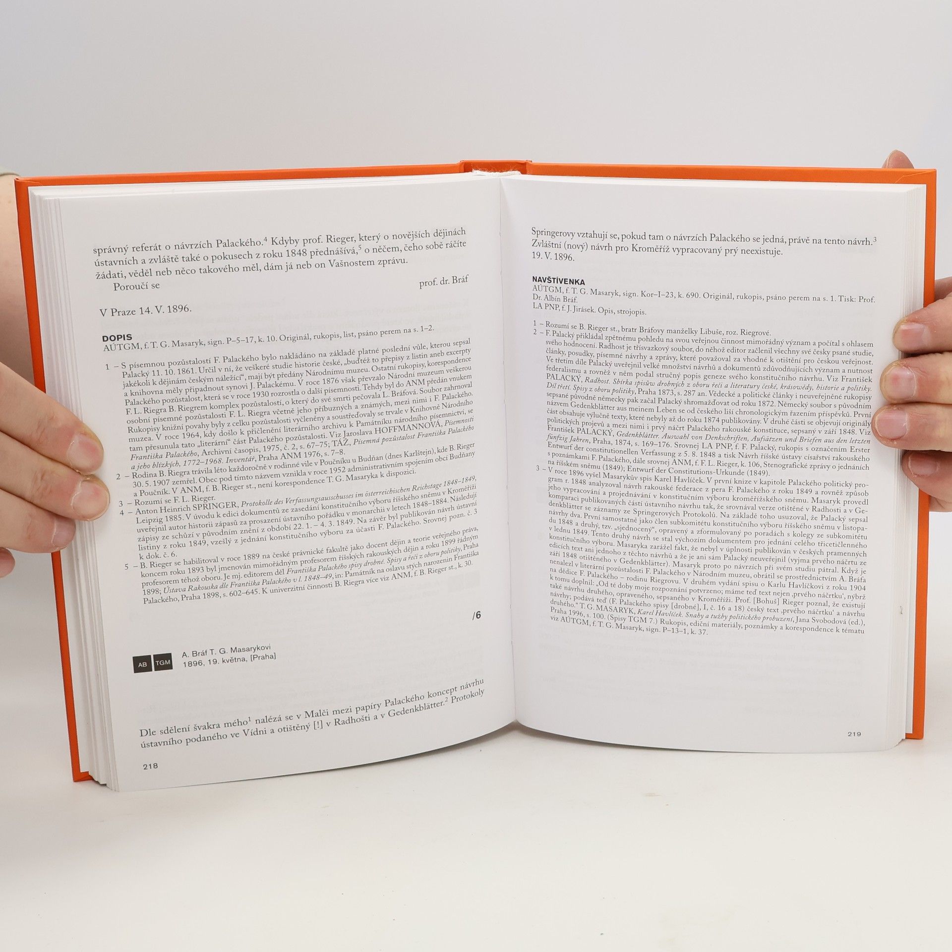 Autorenkollektiv Korespondence T.G.Masaryk – staročeši