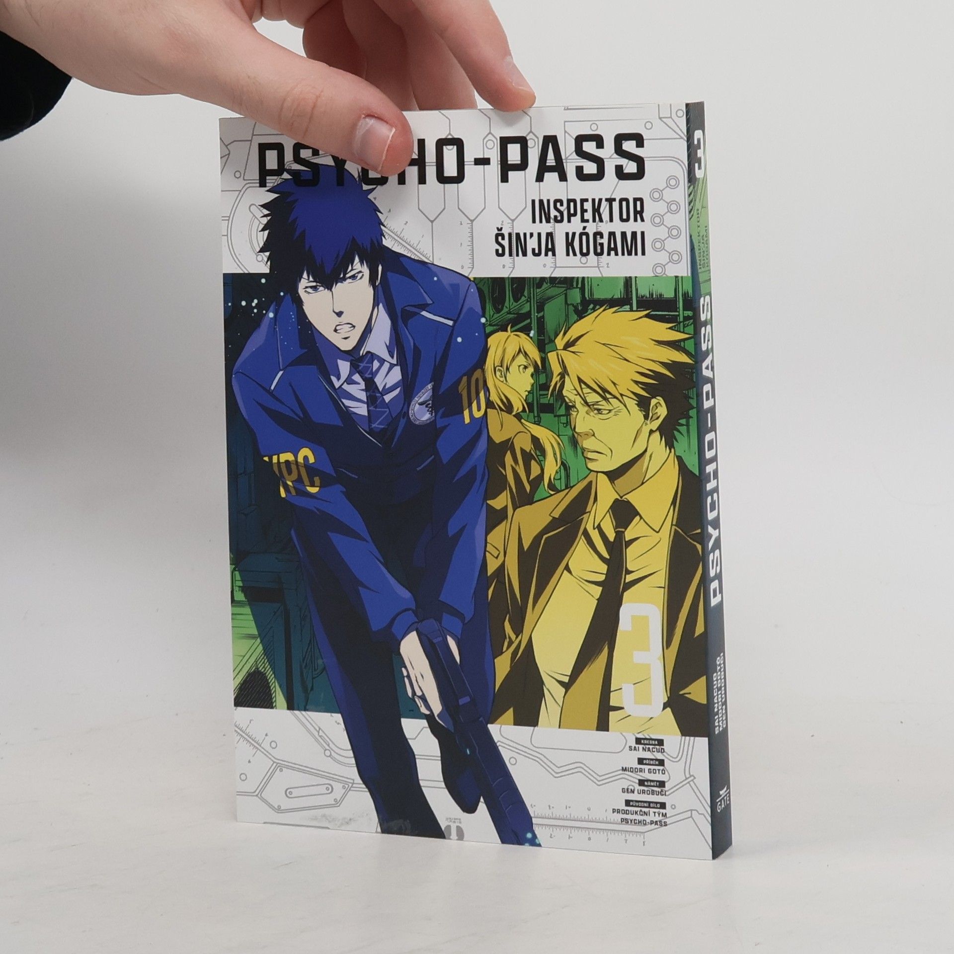 Natsuo Sai Psycho-pass. Inspektor Šin'ja Kógami. 3