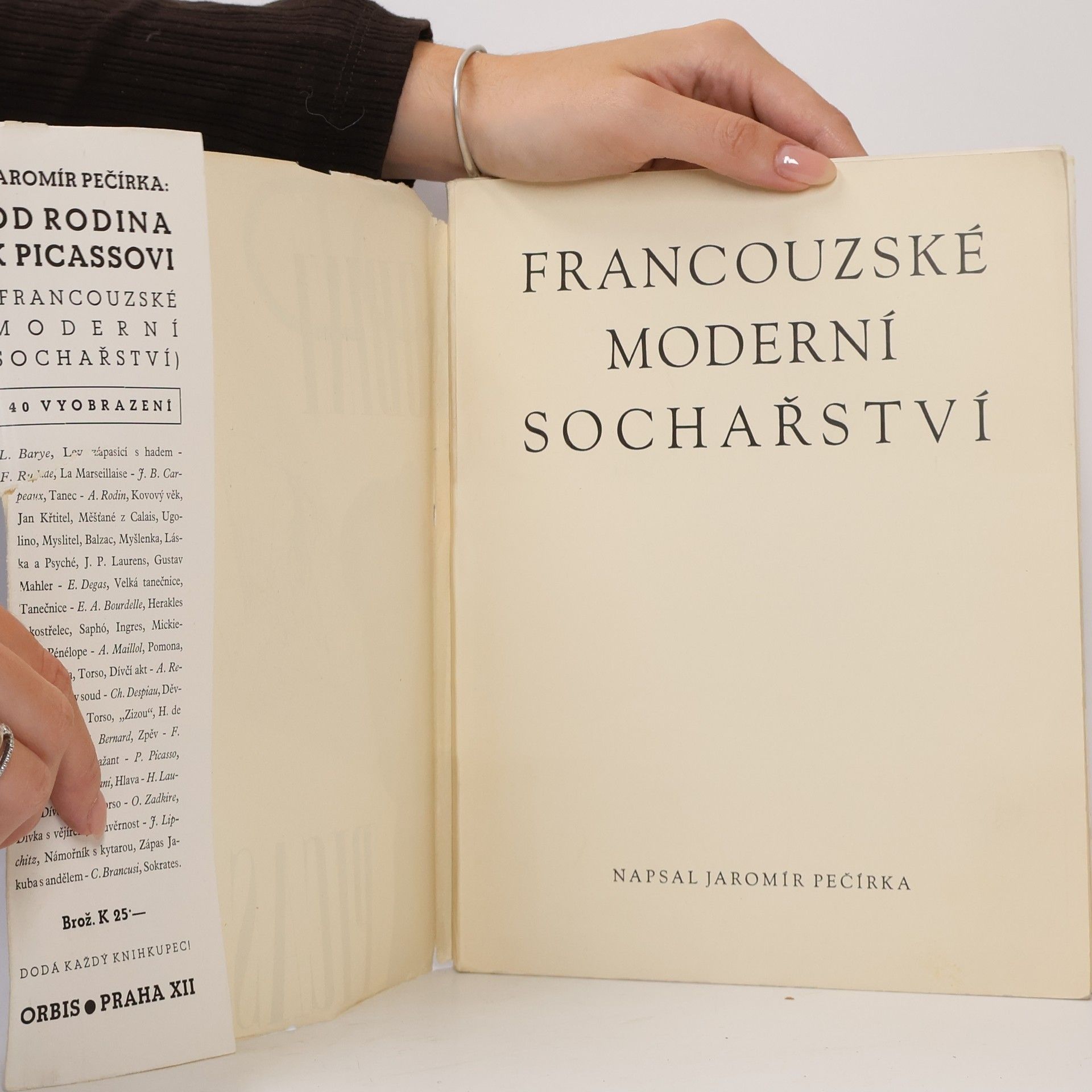 Jaromír Pečírka Od Rodina k Picassovi. Moderní Francouzské sochařství