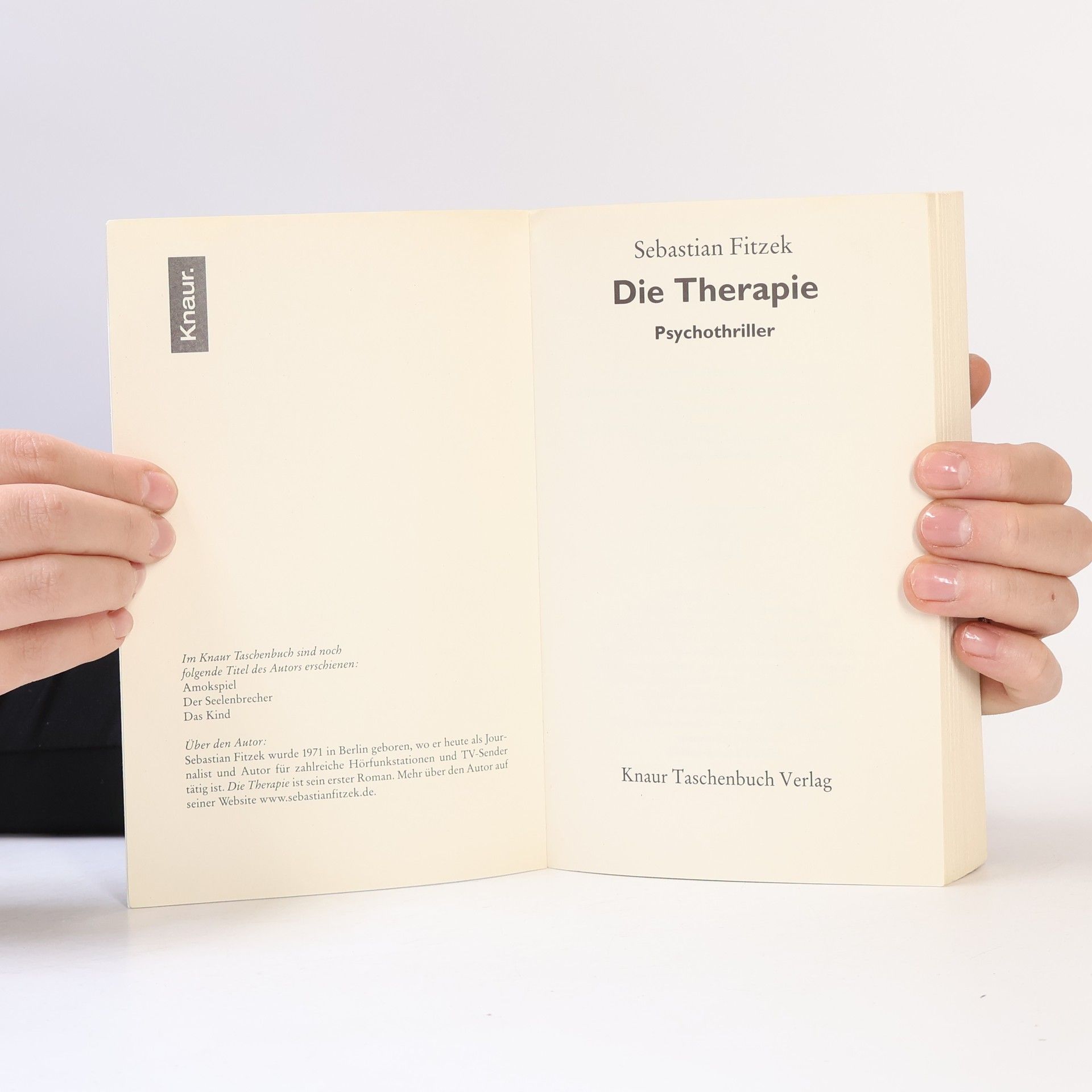 Sebastian Fitzek Die Therapie